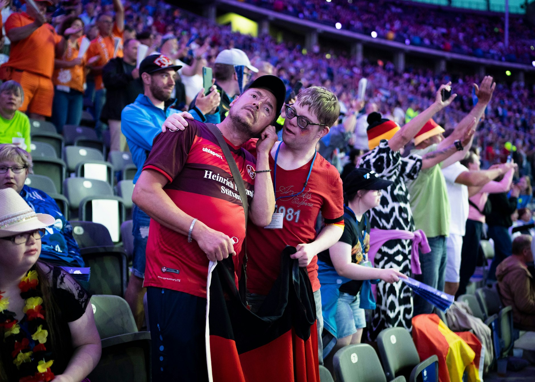Deutsche Fans bei der Eröffnungsfeier