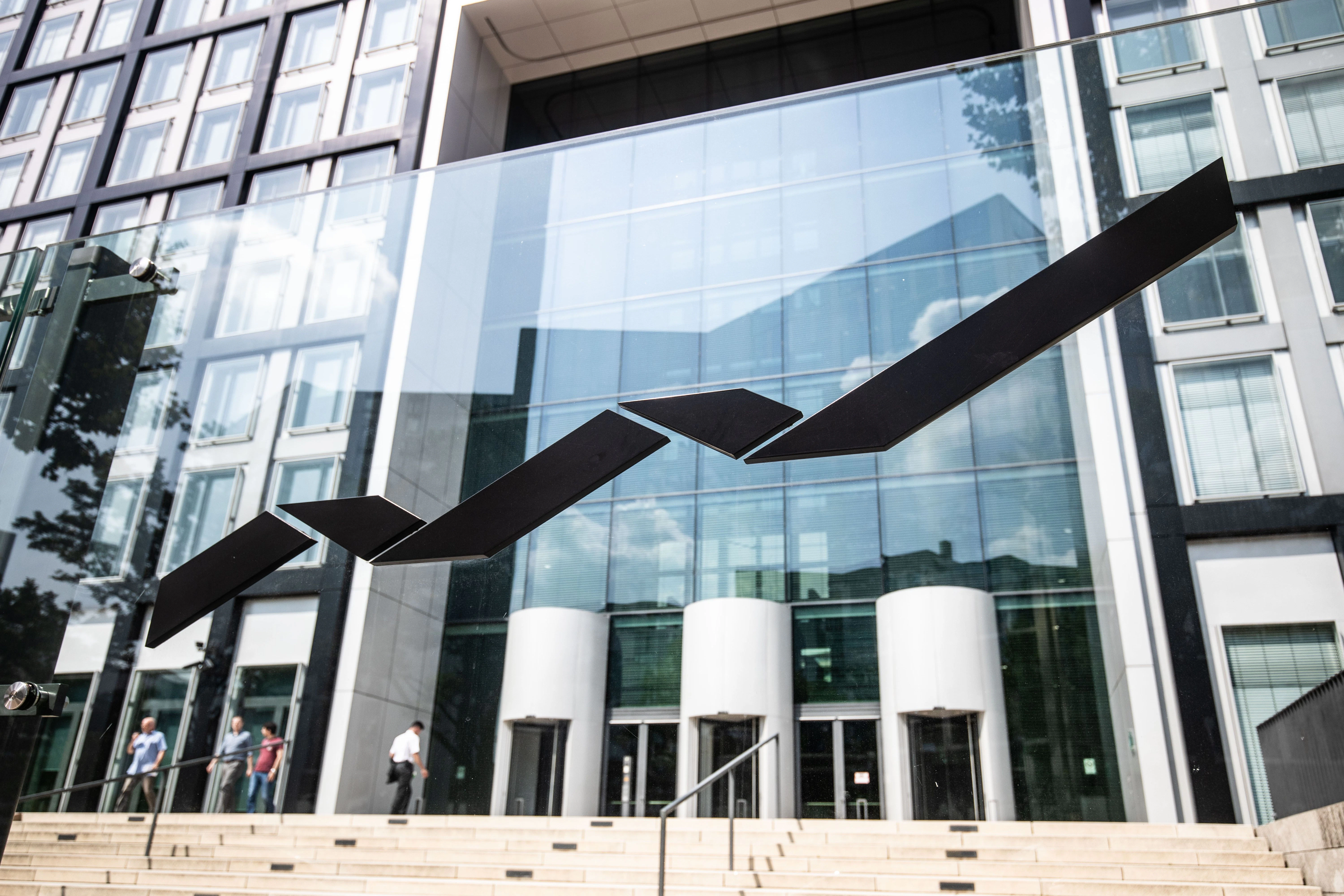Das Logo der Deutschen Börse Group.