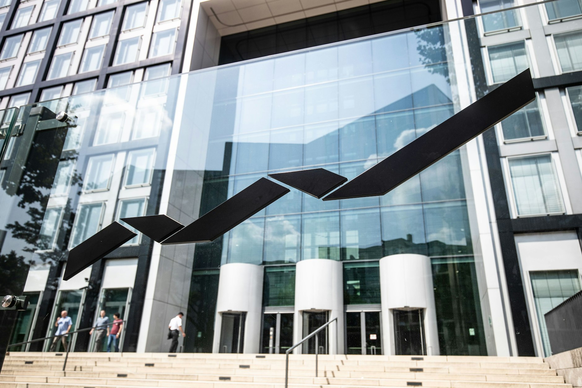 Das Logo der Deutschen Börse Group.