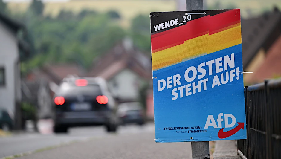 Die AfD ist vor allem im Osten Deutschlands auf dem Vormarsch.