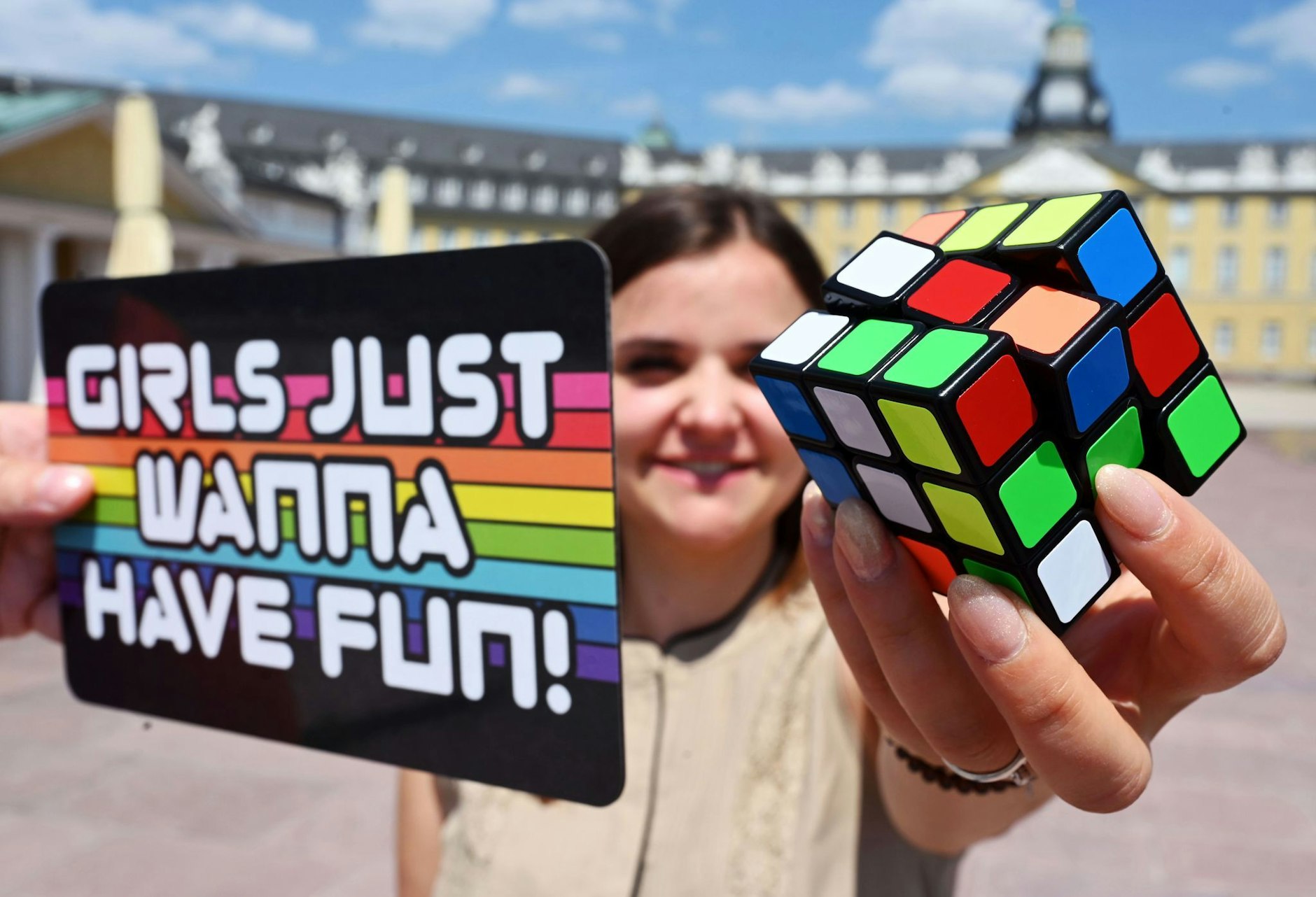 PRODUKTION - Prägte die 80er Jahre spielerisch: der Zauberwürfel.  