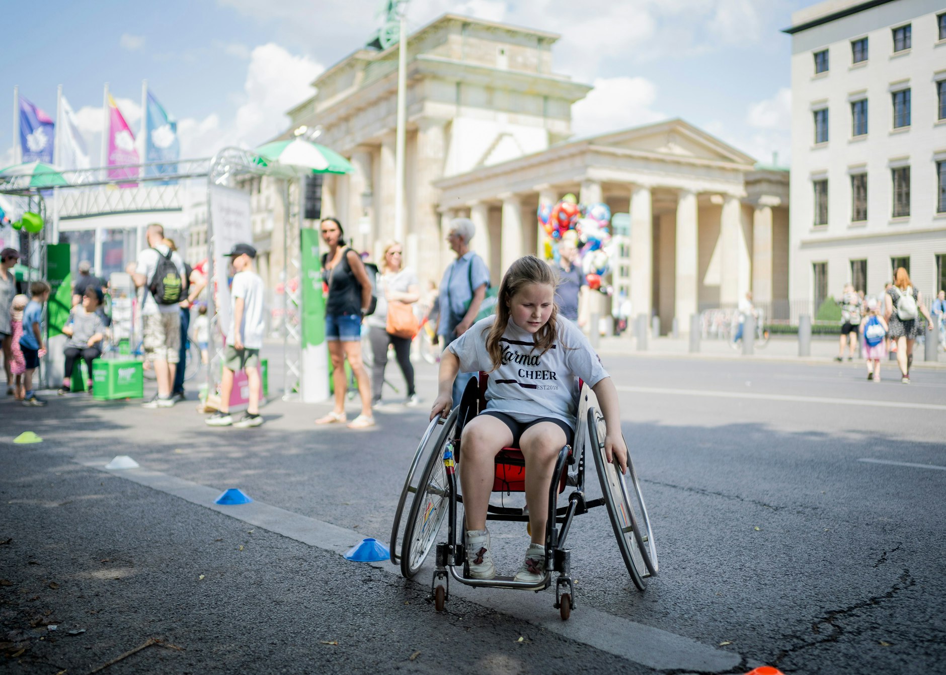 Familien-Sportfest am Brandenburger Tor.