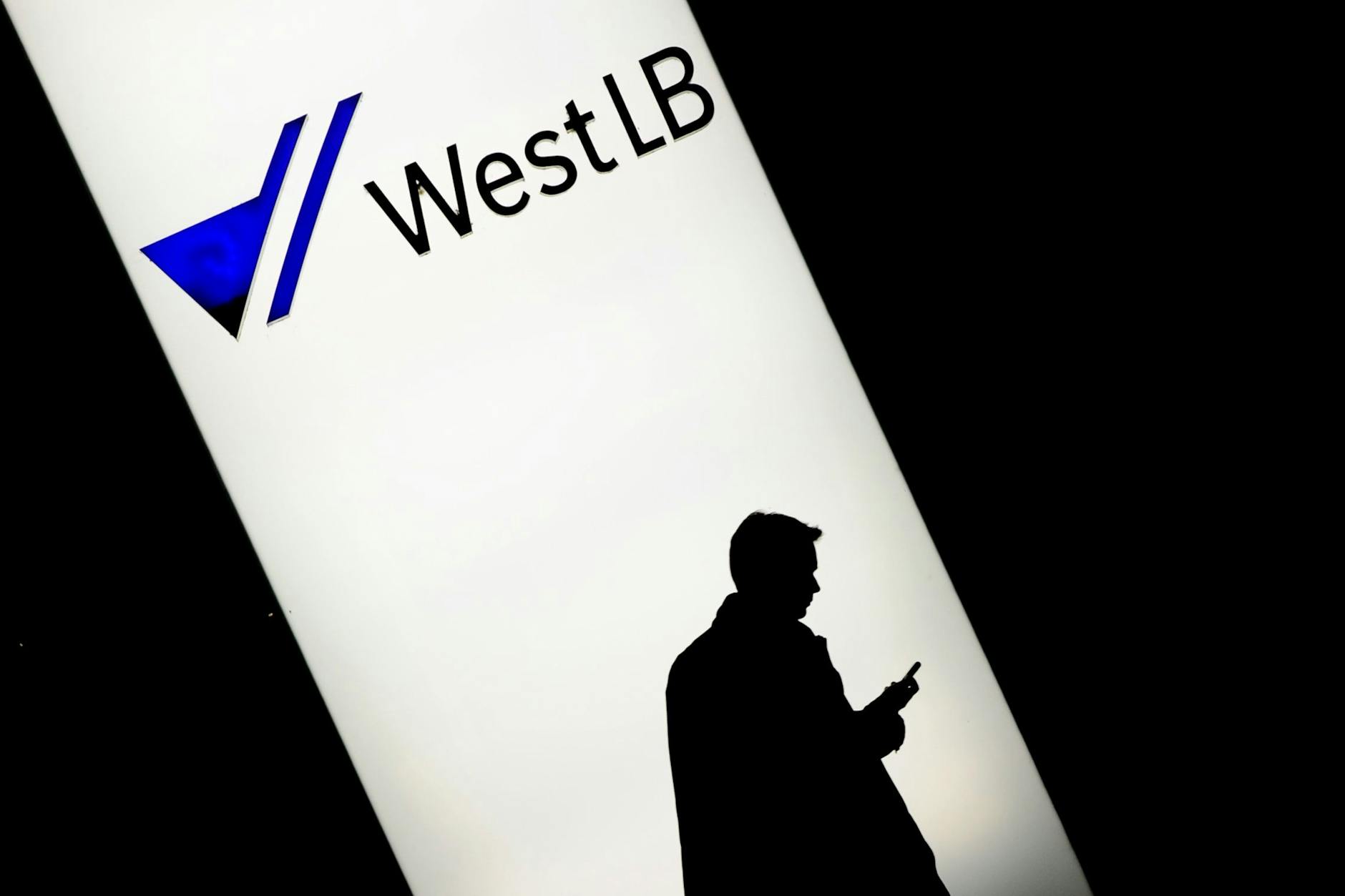 Eine Reklame der <strong>WestLB </strong>