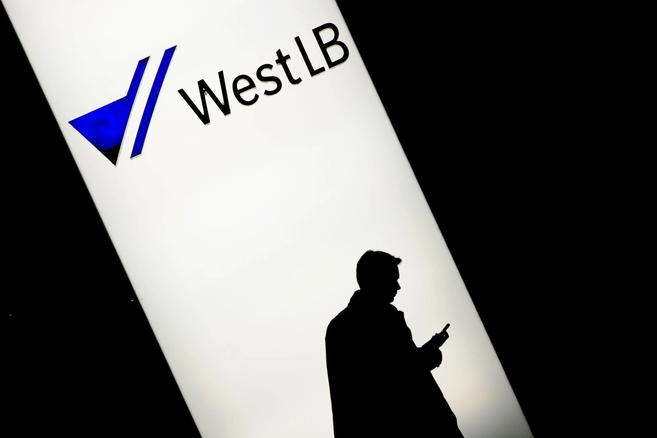 Eine Reklame der <strong>WestLB </strong>
