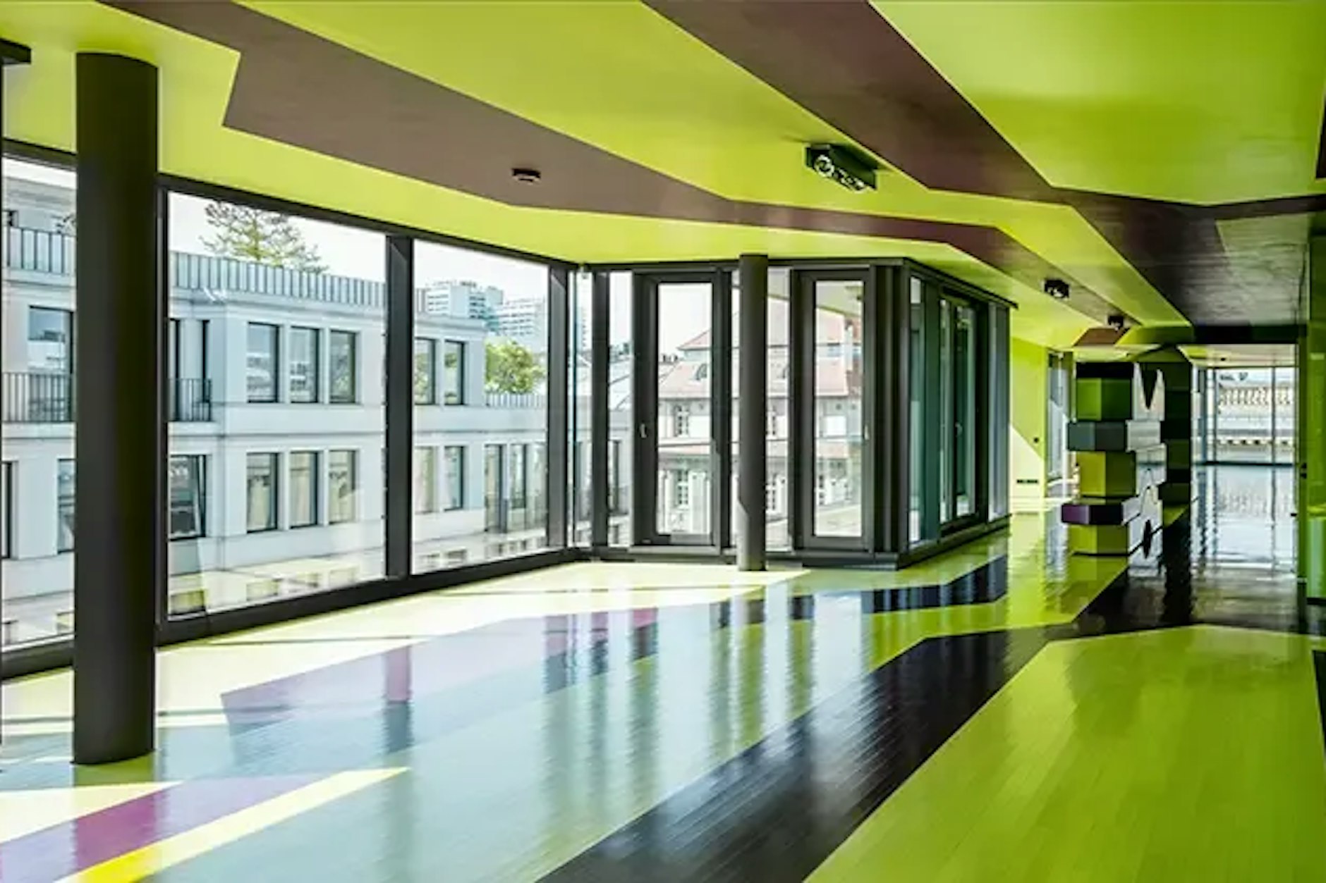 Eines der Zimmer im Design-Penthouse.