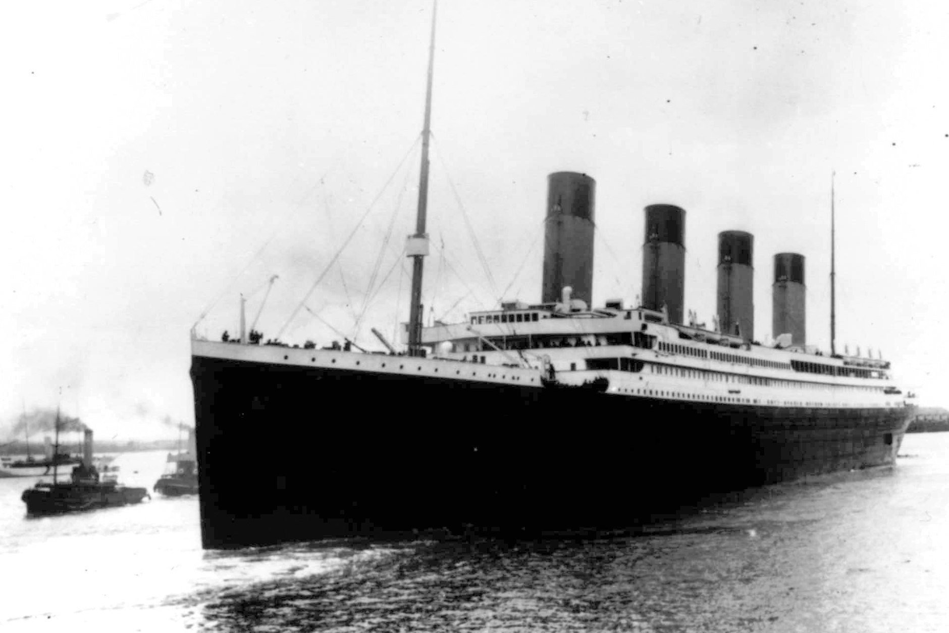 Die „Titanic“ sank im Jahr 1912, nachdem sie auf dem Atlantik einen Eisberg gerammt hatte.