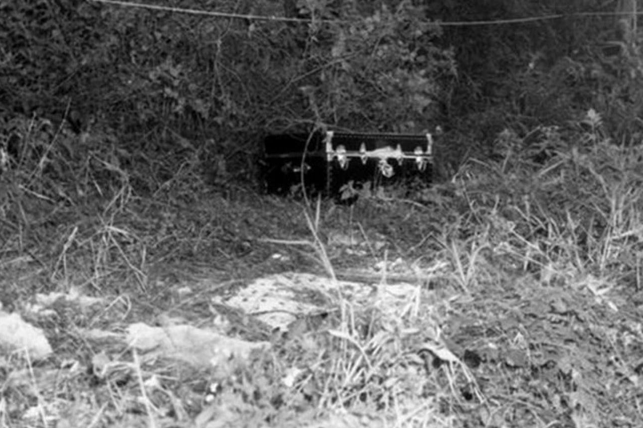 In diesem Schrankkoffer wurde die Leiche von Sylvia June Atherton gefunden.