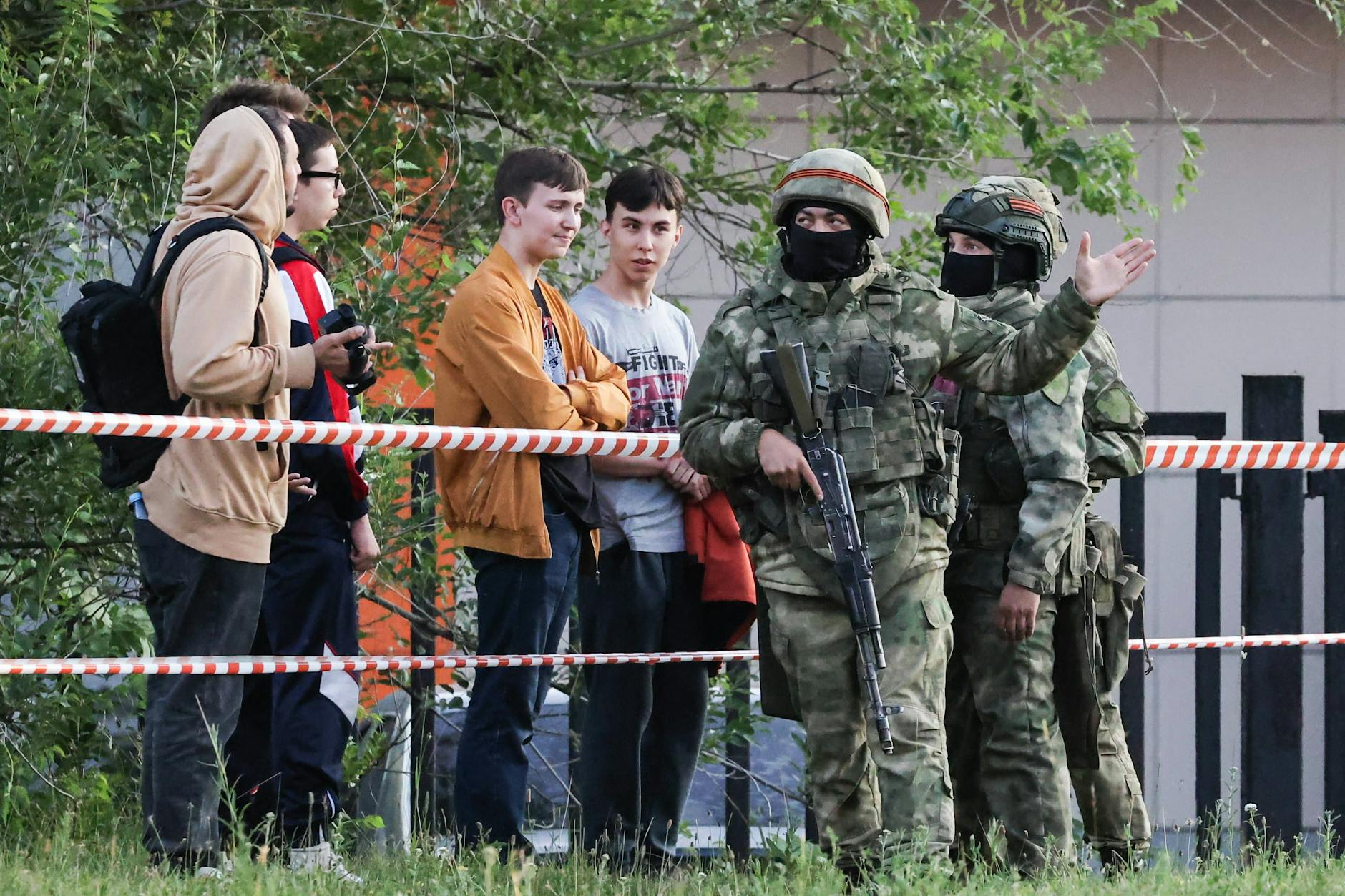 Einsatz für die russische Nationalgarde