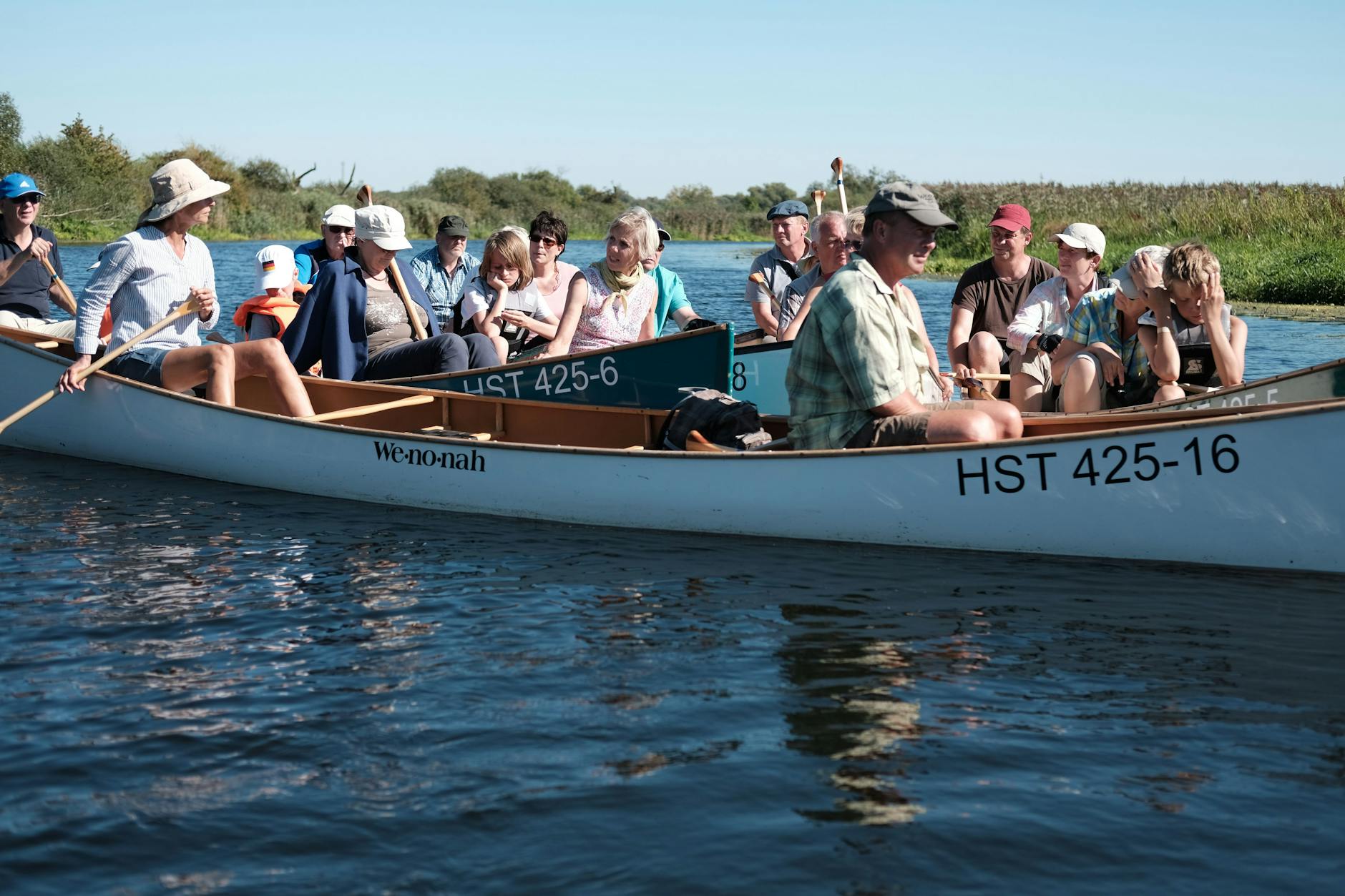 Es ist auch möglich, dass größere Gruppen unterwegs sind.
