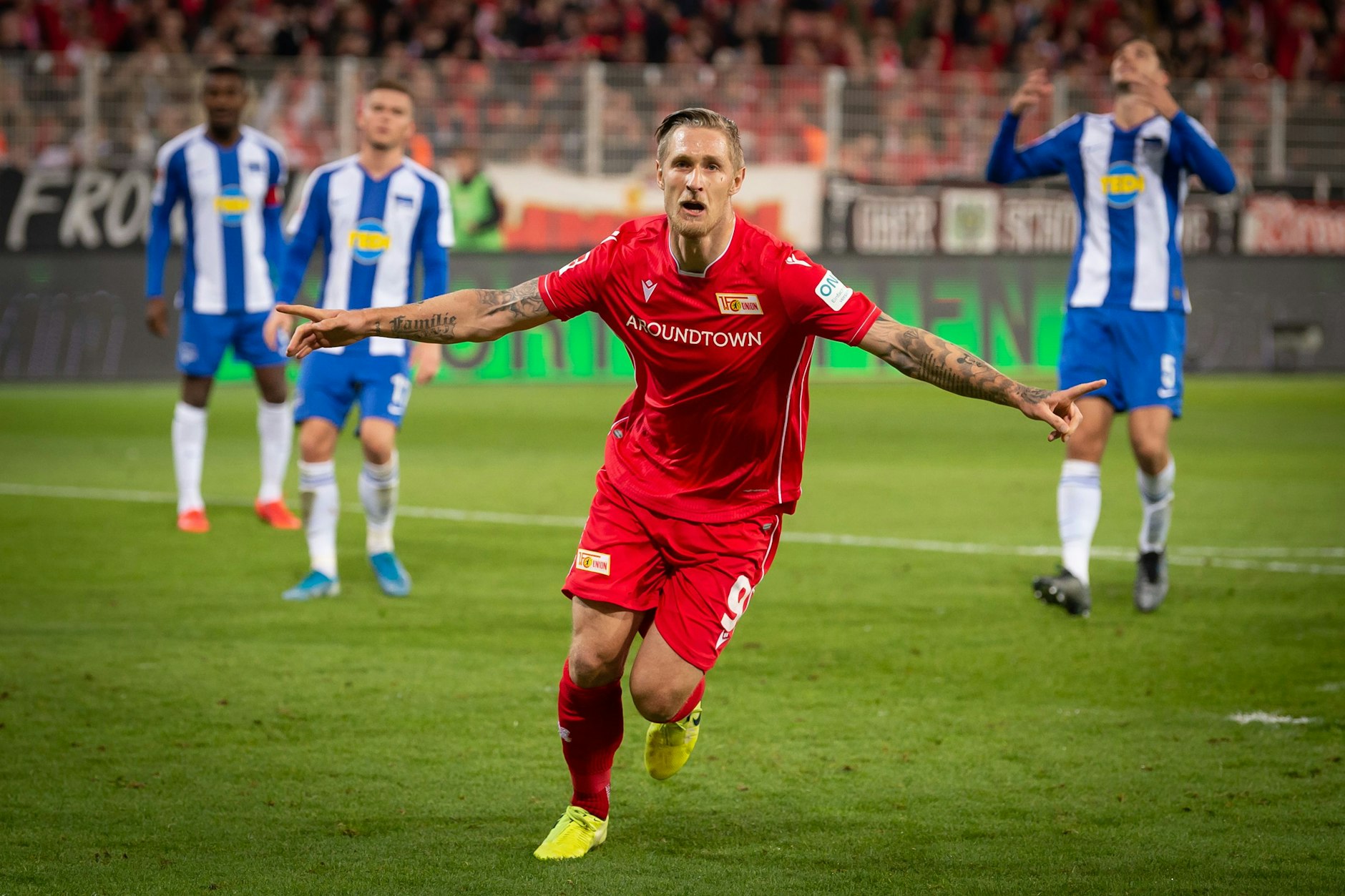 Einer dieser Derby-Helden des 1. FC Union Berlin gegen Hertha BSC: Sebastian Polter