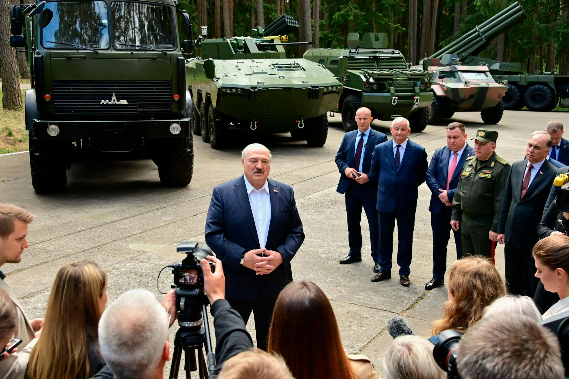 Alexander Lukaschenko, Präsident von Belarus.