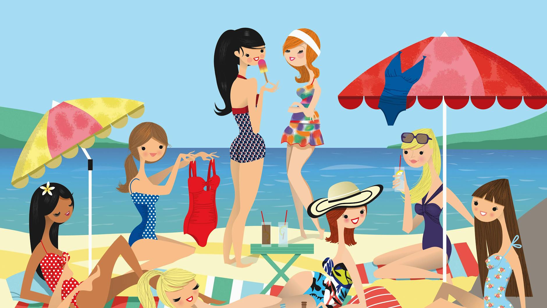 Eisessen - das gehört zum Strandleben auch unbedingt dazu.