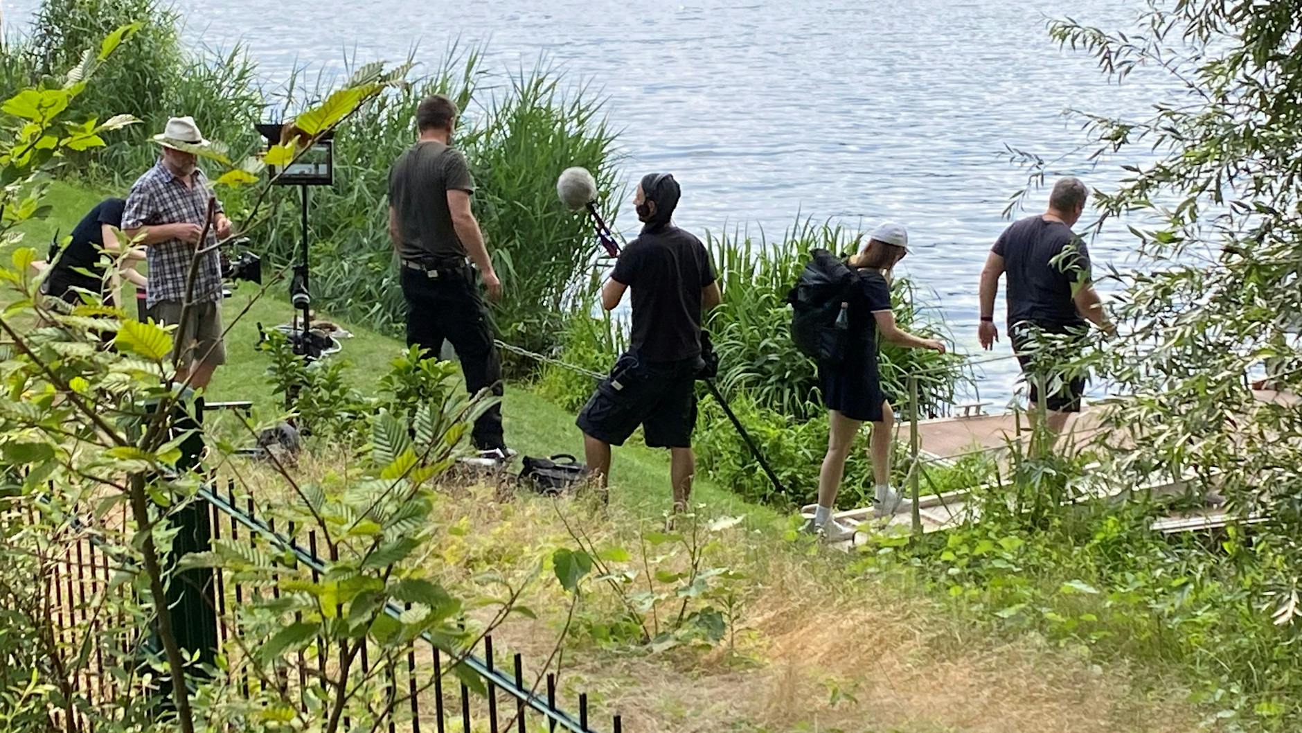 Für die neue Amazon-Serie wurde auch am Ufer des Griebnitzsees in Potsdam gedreht.