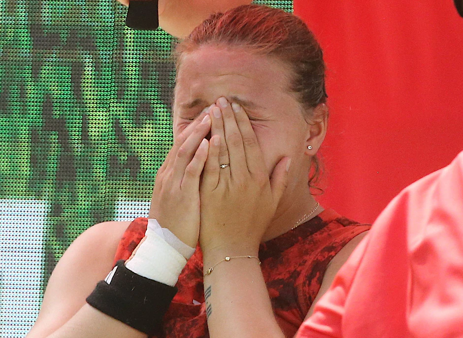 Musste in Berlin verletzt aufgeben: Jule Niemeier.  