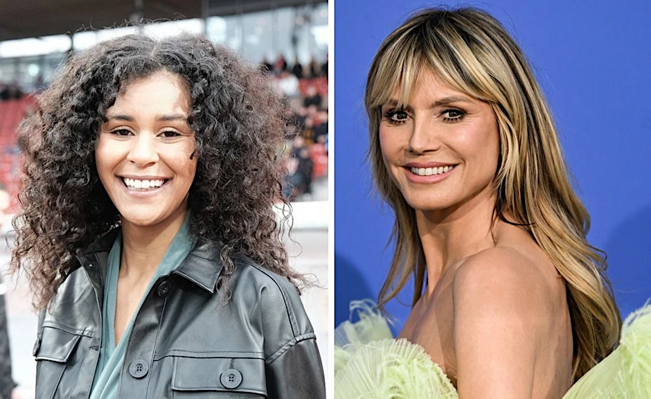 Lijana Kaggwa (l.) erhebt auch im neuen Reportageformat Vorwürfe gegen Heidi Klums Topmodel-Show.