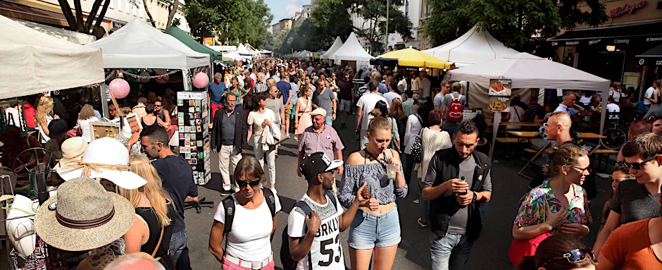 Das Straßenfest lockte bereits in der Vergangenheit zahlreiche Besucher nach Kreuzberg.