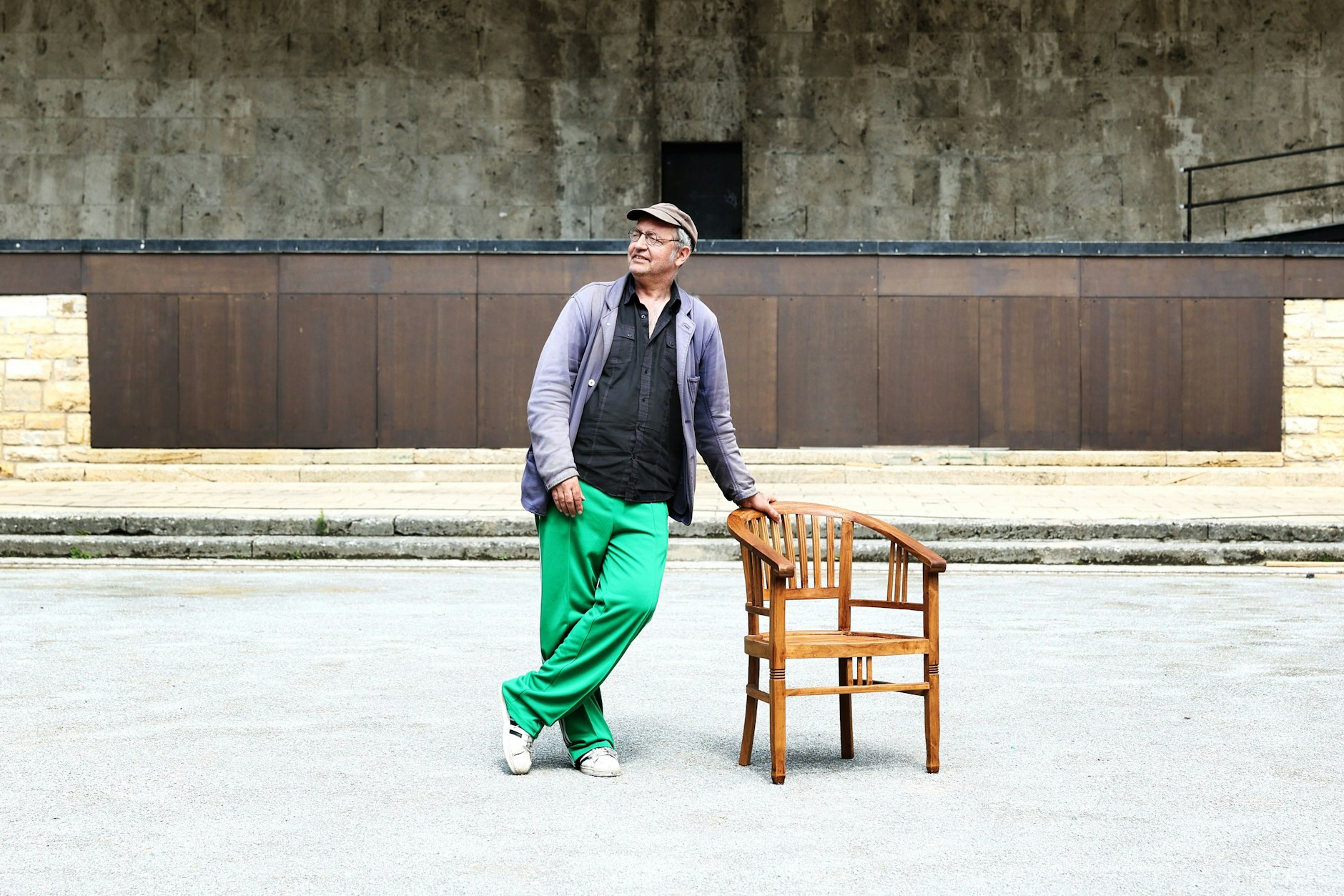 Rainald Grebe, Liedermacher, Schauspieler und Kabarettist, in der Waldbühne