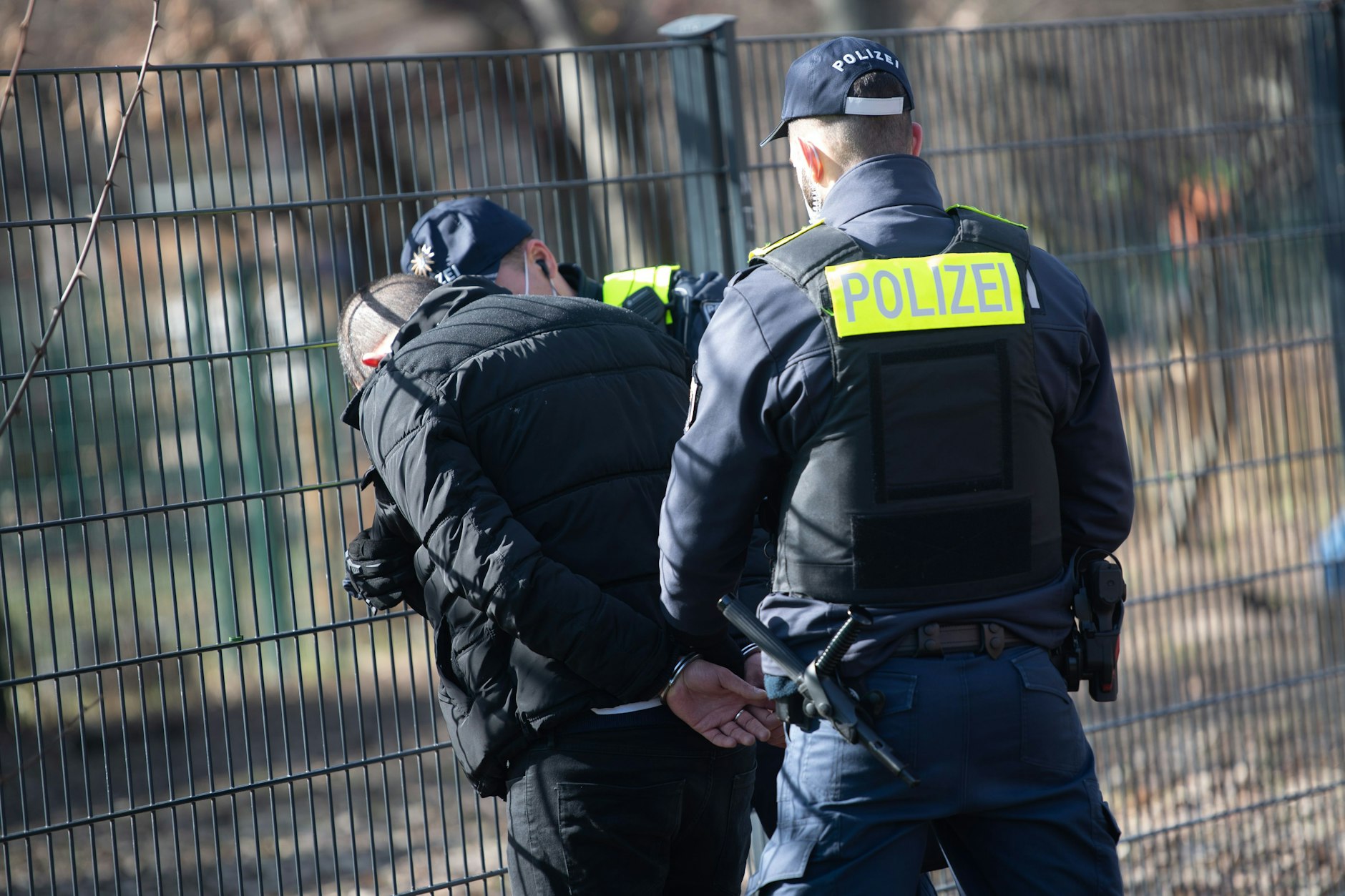 Polizeieinsatz im Görlitzer Park.