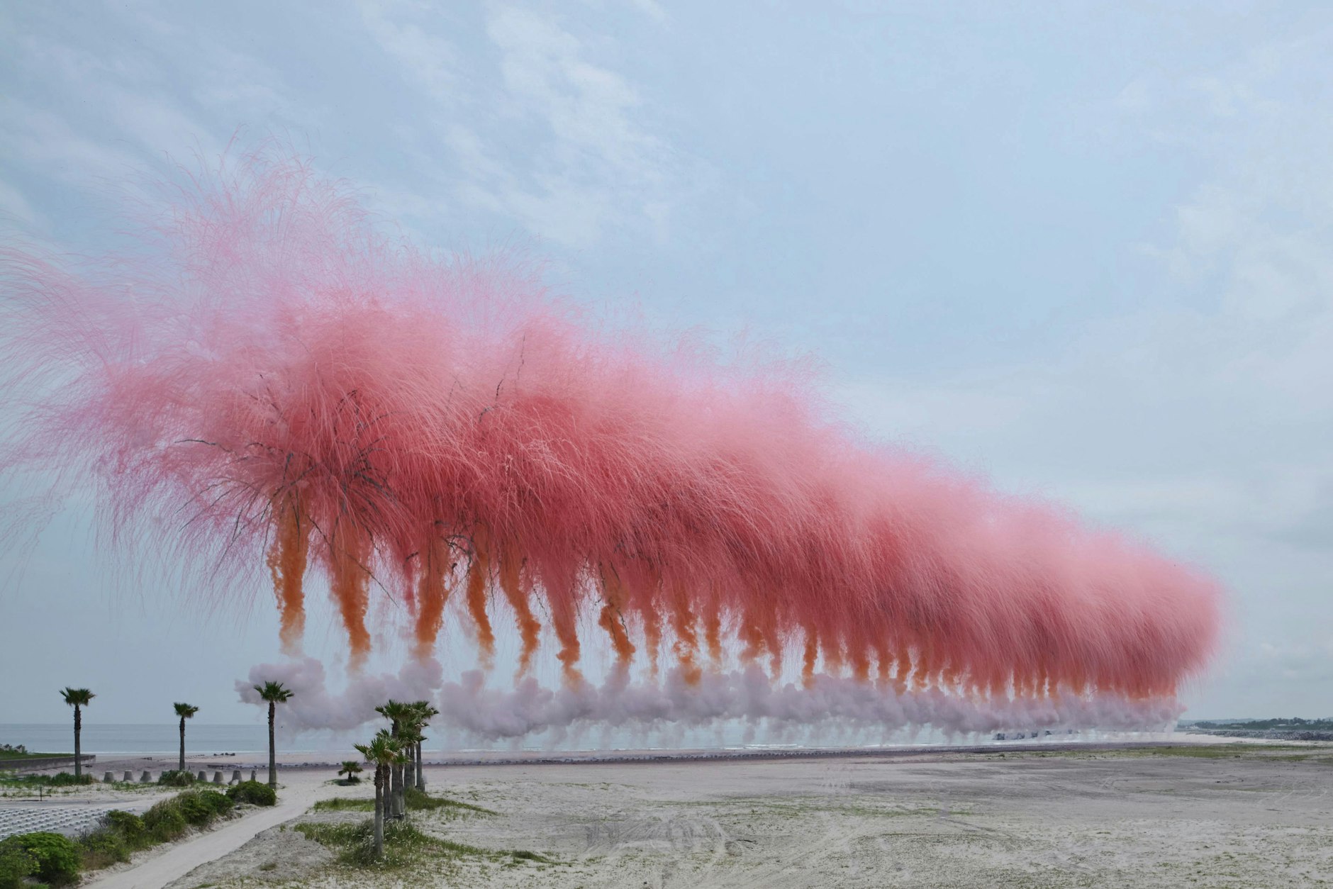 Diese Formation steht für „Sakura“ und hat eine Ausdehnung von 400 Länge und 120 Metern Höhe.