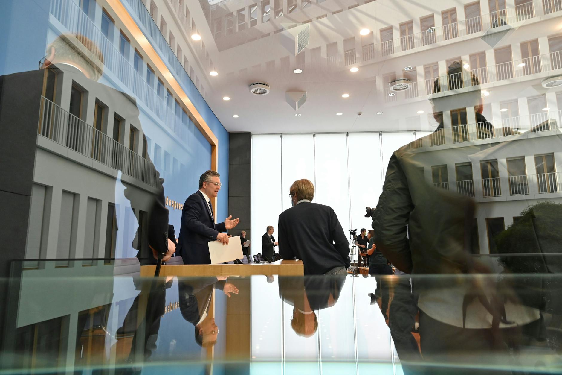 RKI-Präsident Lothar Wieler spricht im April 2020 auf der Bundespressekonferenz über das aktuelle Infektionsgeschehen.