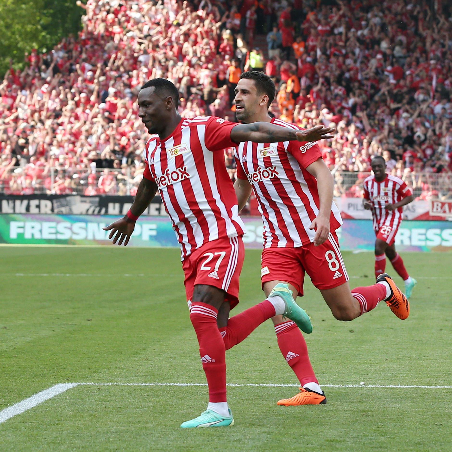 Andersson, Kruse, Awoniyi, Becker – stets trifft ein Stürmer des 1. FC Union zweistellig