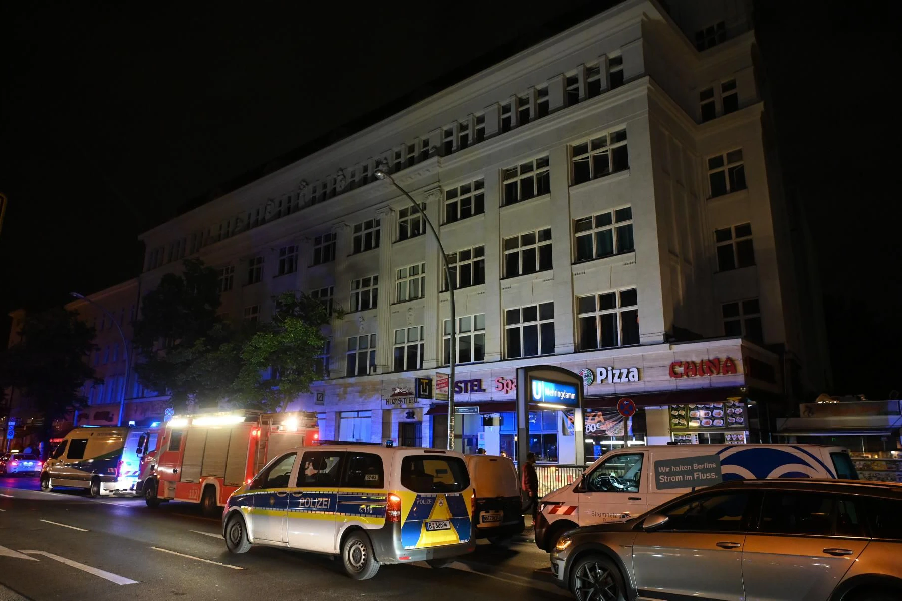 Am Mehringdamm musste der Strom abgeschaltet werden. 