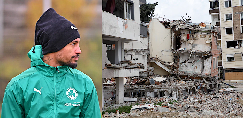 Jeremy Dudziak blickt noch immer mit Schrecken auf das Erdbeben in der Türkei zurück. Er war mitten im Epizentrum, als die Häuser in der Stadt Antakya zusammenfielen.