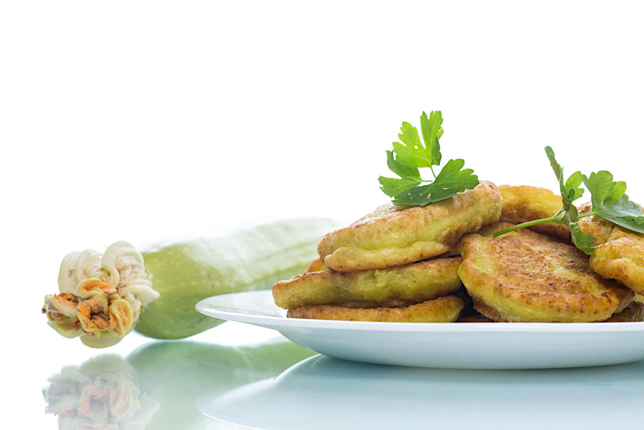 Zucchini im Teigmantel sind eine geniale Möglichkeit, ein leckeres und leichtes Abendbrot zu zaubern.