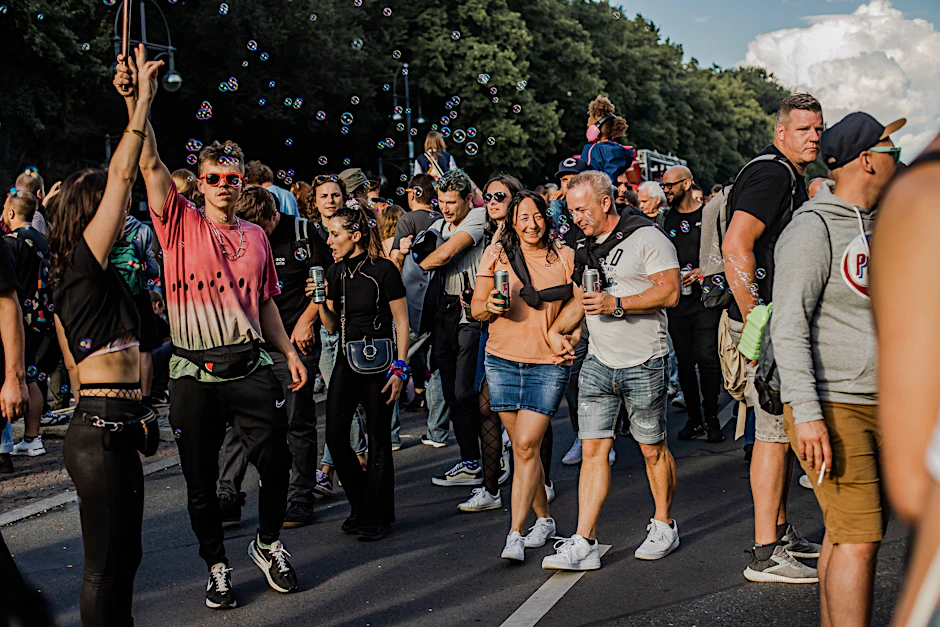 Teilnehmer bei Rave the Planet im vergangenen Jahr.