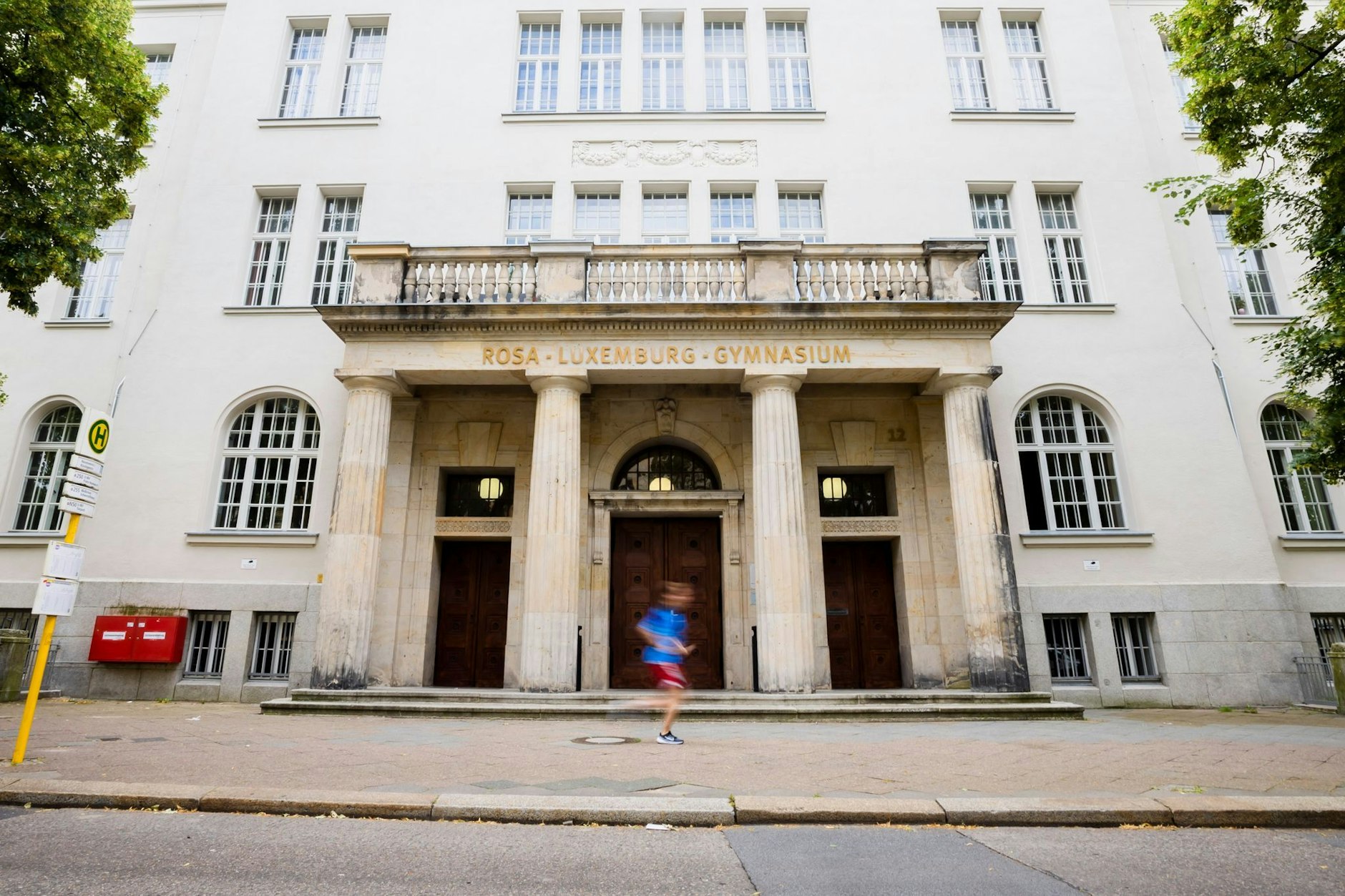 Das Rosa-Luxemburg-Gymnasium in Berlin-Pankow