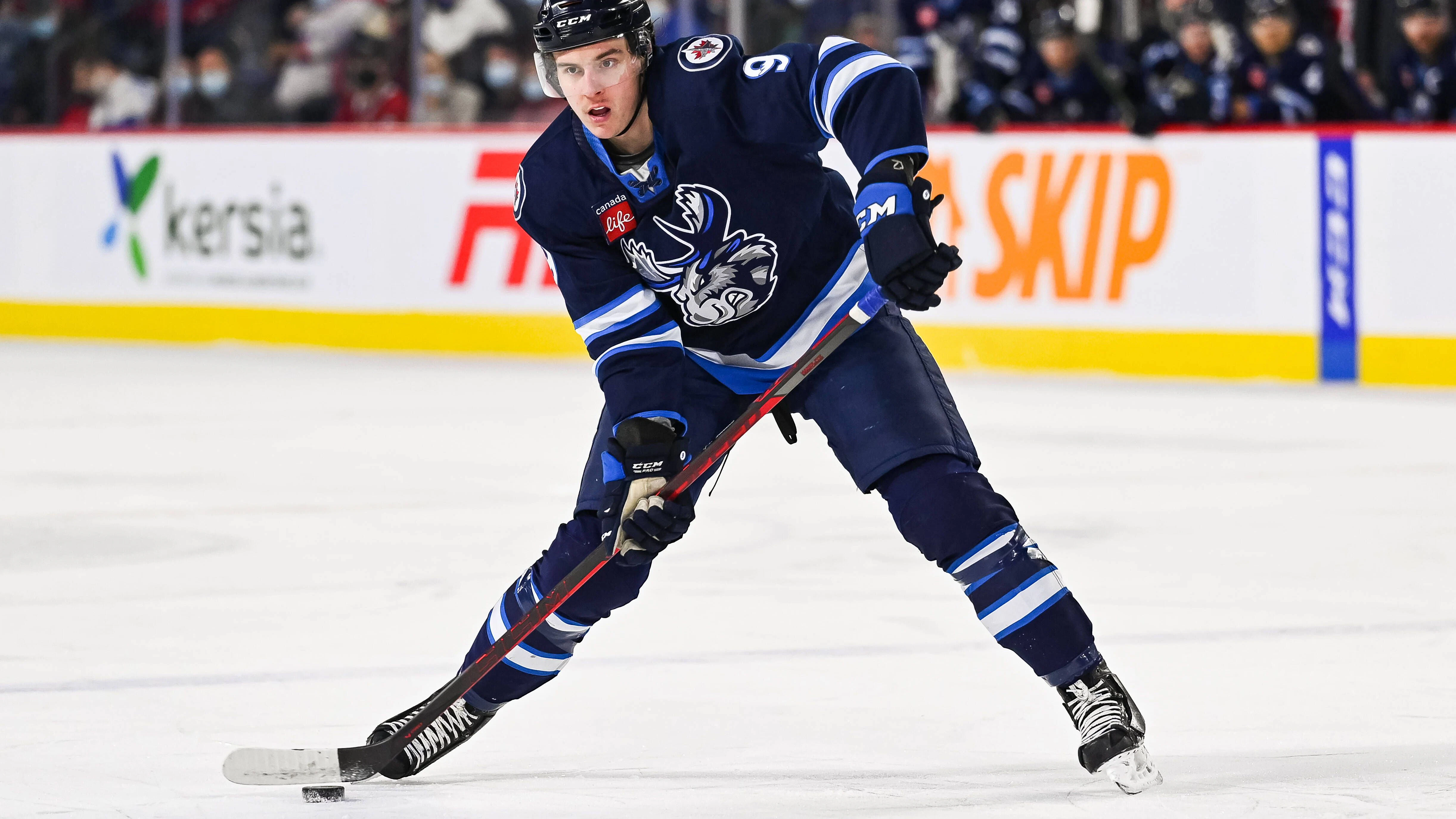 Vier Jahre ist Leon Gawanke im Trikot von Manitoba Moose einer der Besten.