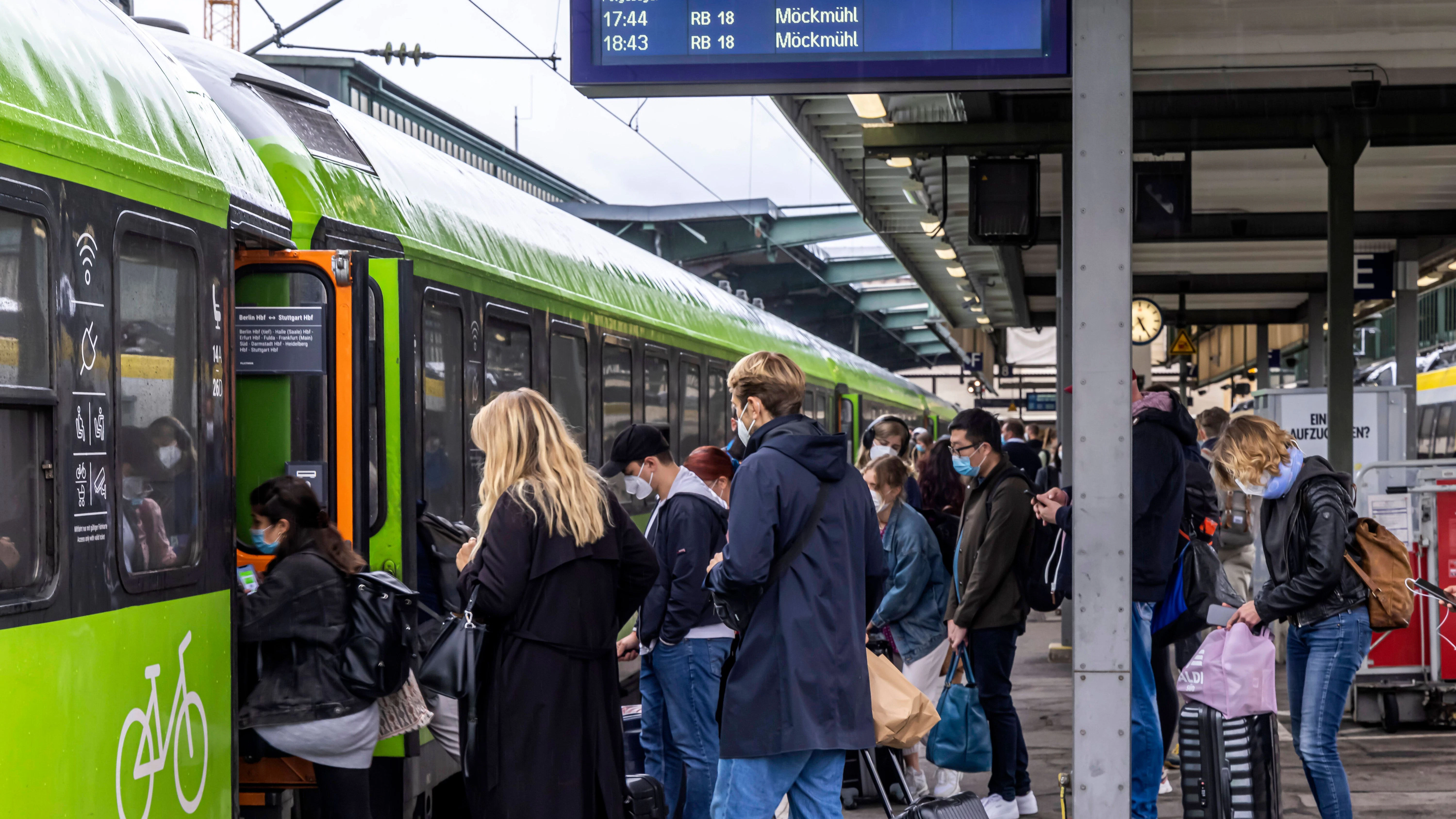 Der Flixtrain des Autors fuhr sogar - doch der wusste davon nichts und nahm stattdessen den ICE.