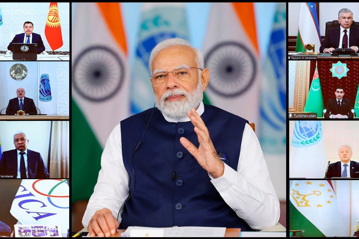 Narendra Modi leitet den Shanghai-Gipfel.