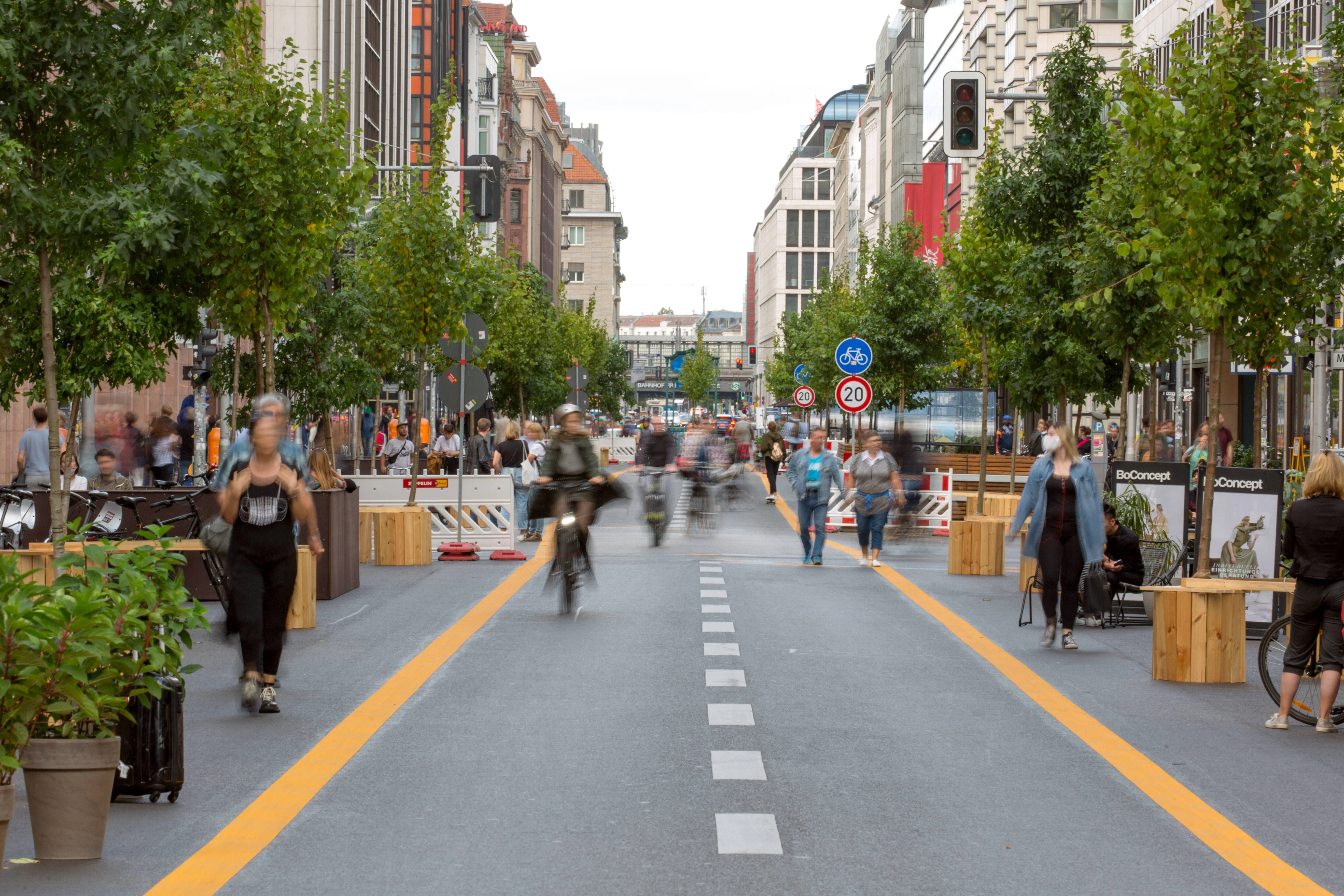 So sah sie aus, die Flaniermeile zwischen der Leipziger und der Französischen Straße.