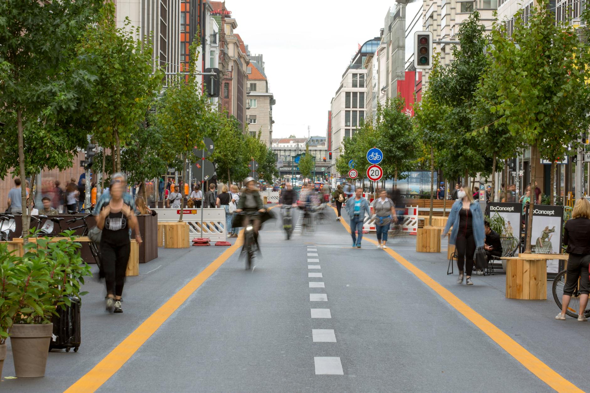 So sah sie aus, die Flaniermeile zwischen der Leipziger und der Französischen Straße.