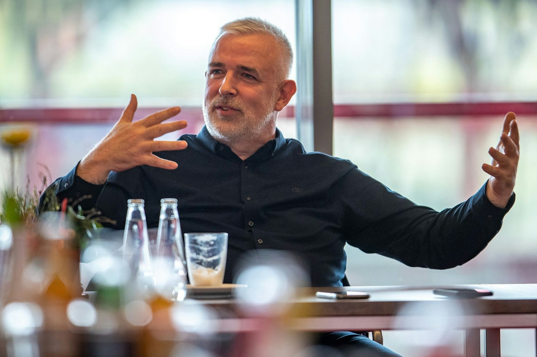 Dirk Zingler, Präsident des 1. FC Union Berlin, wagt Veränderung.