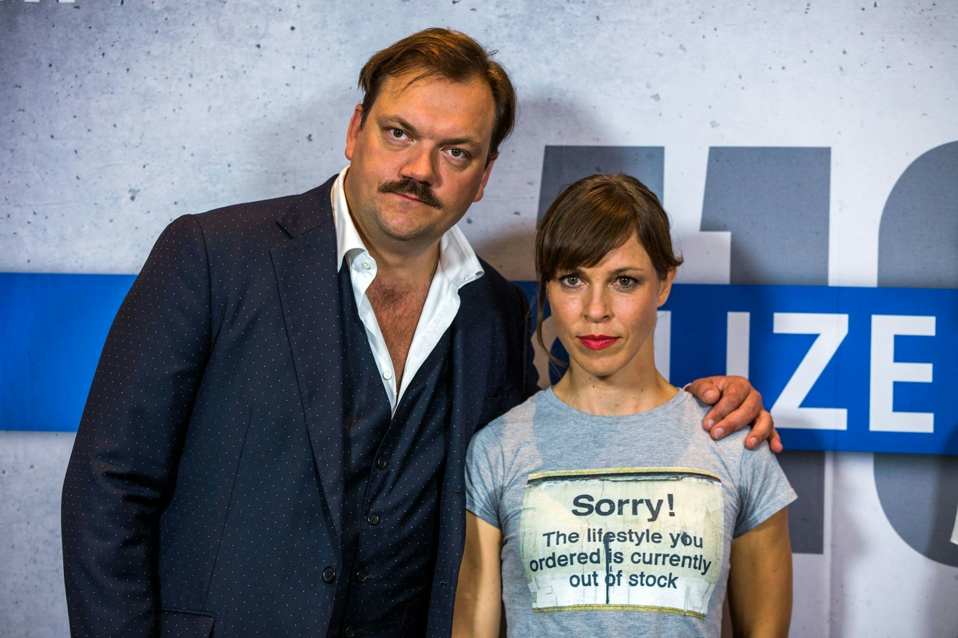 ARCHIV - Rund zwölf Jahre lang waren Charly Hübner und Anneke Kim Sarnau beim «Polizeiruf 110» ein Team.  