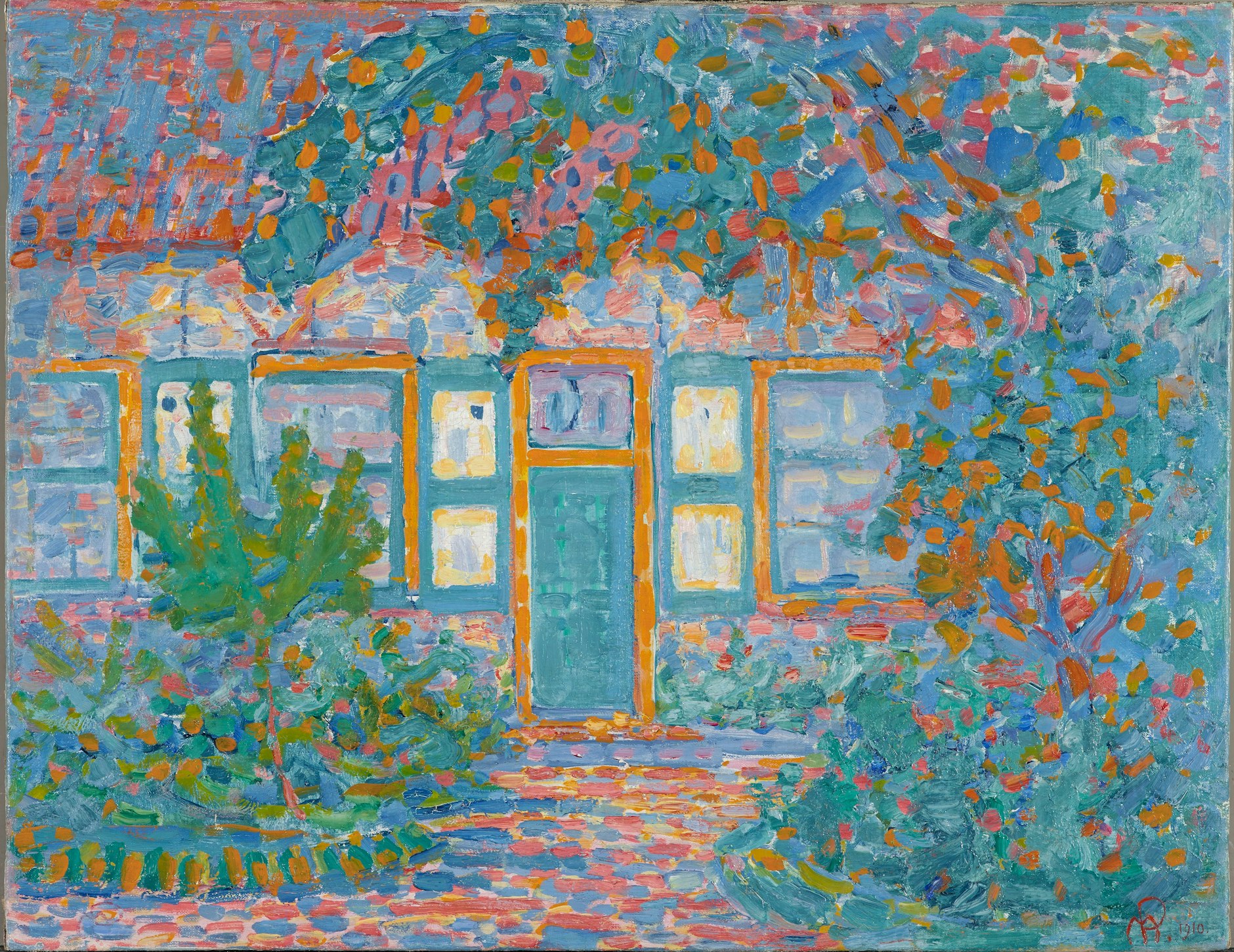 Piet Mondrian: "Kleines Haus in der Sonne" (1909)