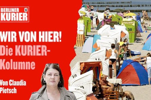 Das Strandleben genießen - das erträumen sich viele Menschen für ihren Urlaub. Hier eine typische Strandszene - fotografiert in Kühlungsborn an der Ostsee.