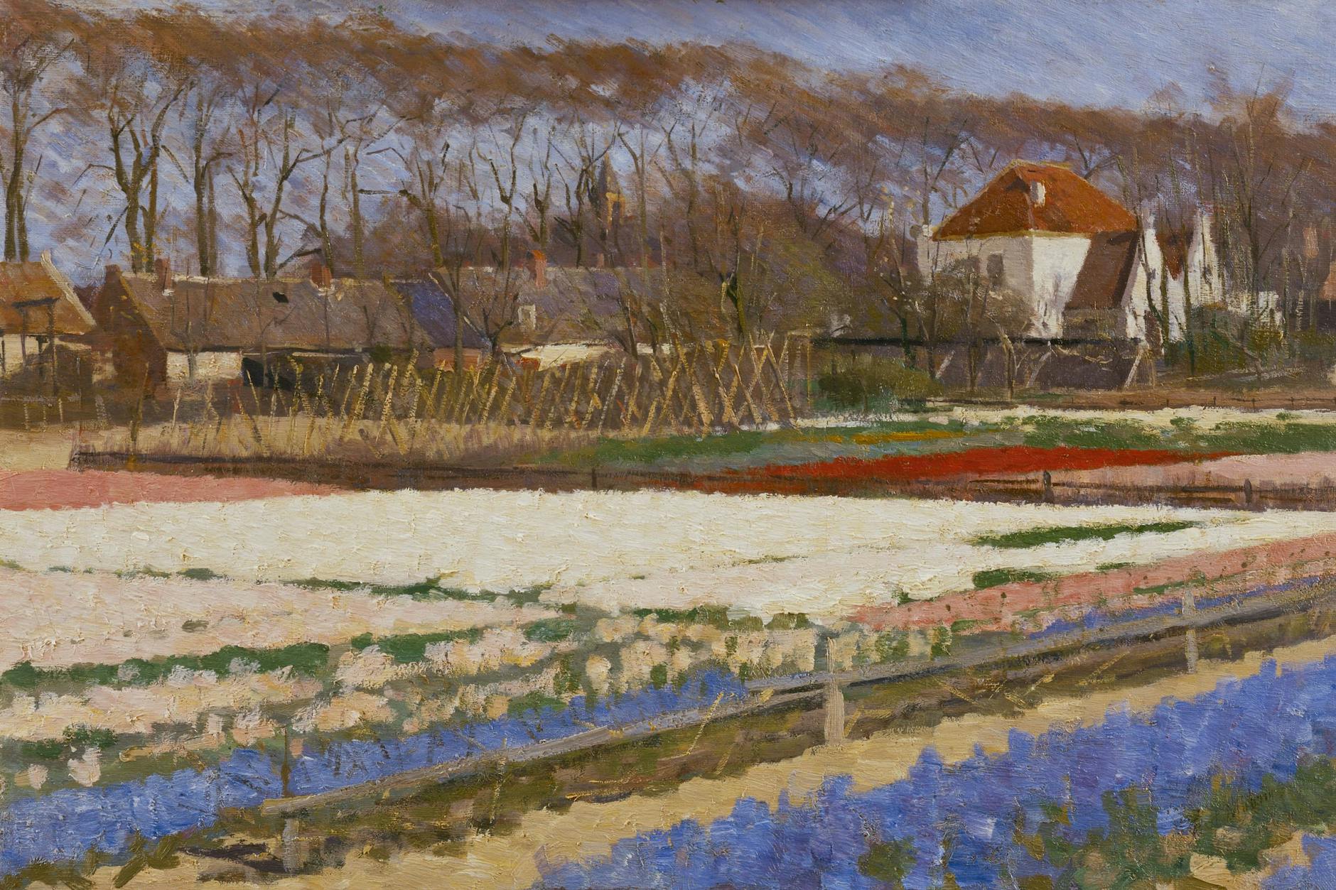 Ferdinand Hart Nibbrig: "Blumenfelder" 1881
Öl auf Leinwand
40 x 61 cm
Stedelijk Museum Amsterdam, Nachlass Frau Westendorp-Osieck