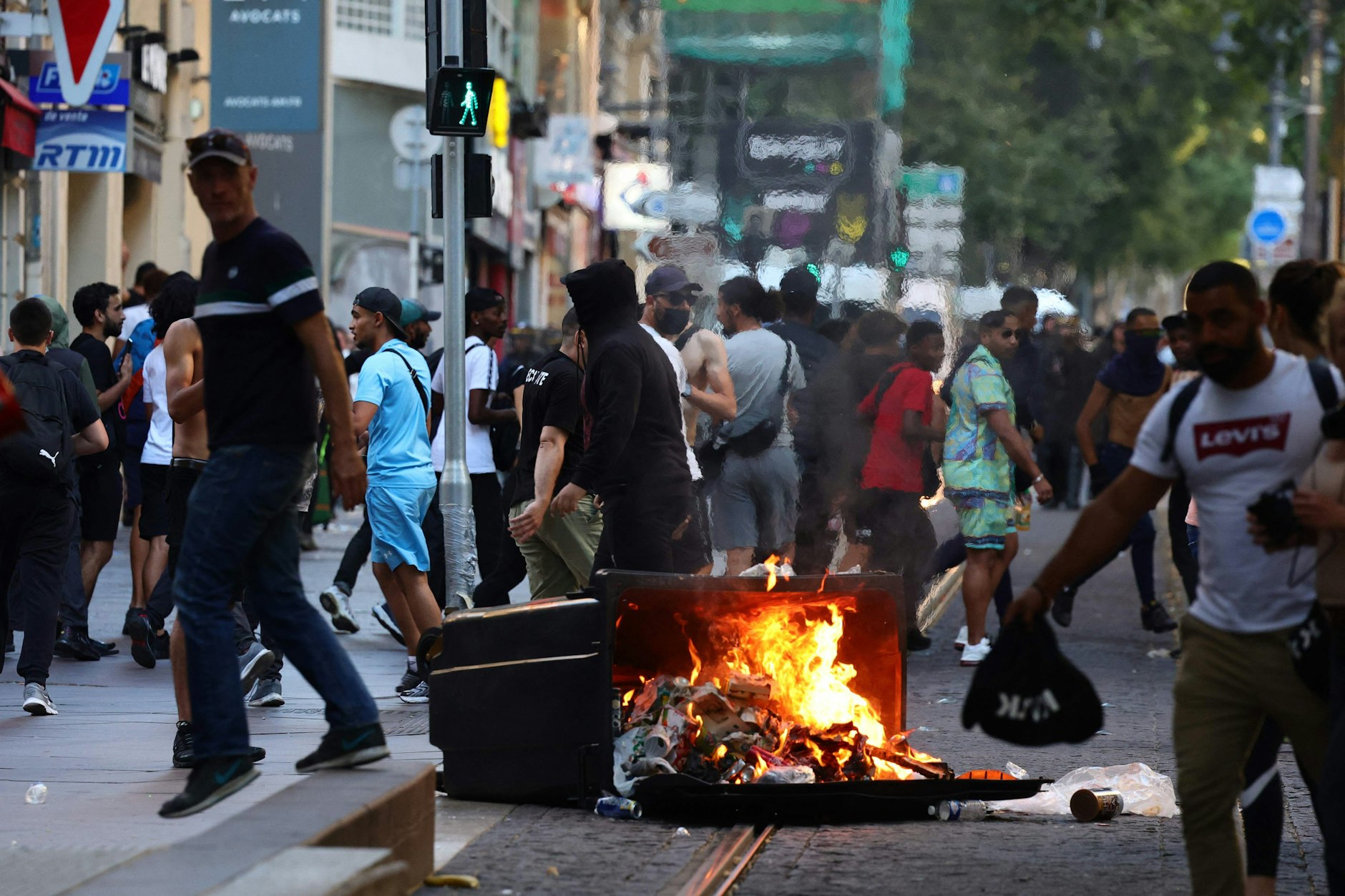 In Marseille gab es neben Paris nach dem Tod eines Jugendlichen besonders heftige Proteste. 