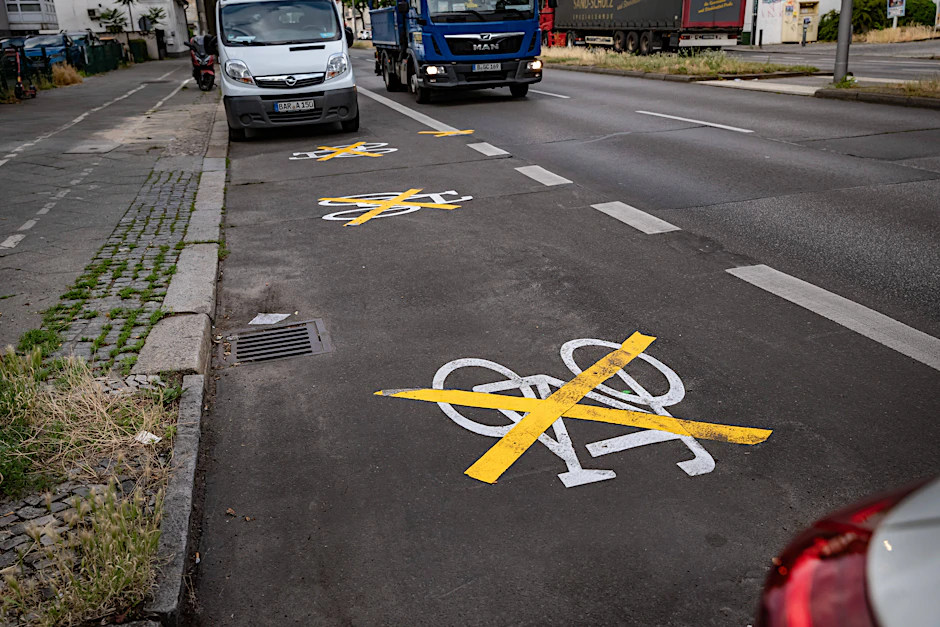 Einige Radwege in Berlin sollen gar nicht erst gebaut werden.