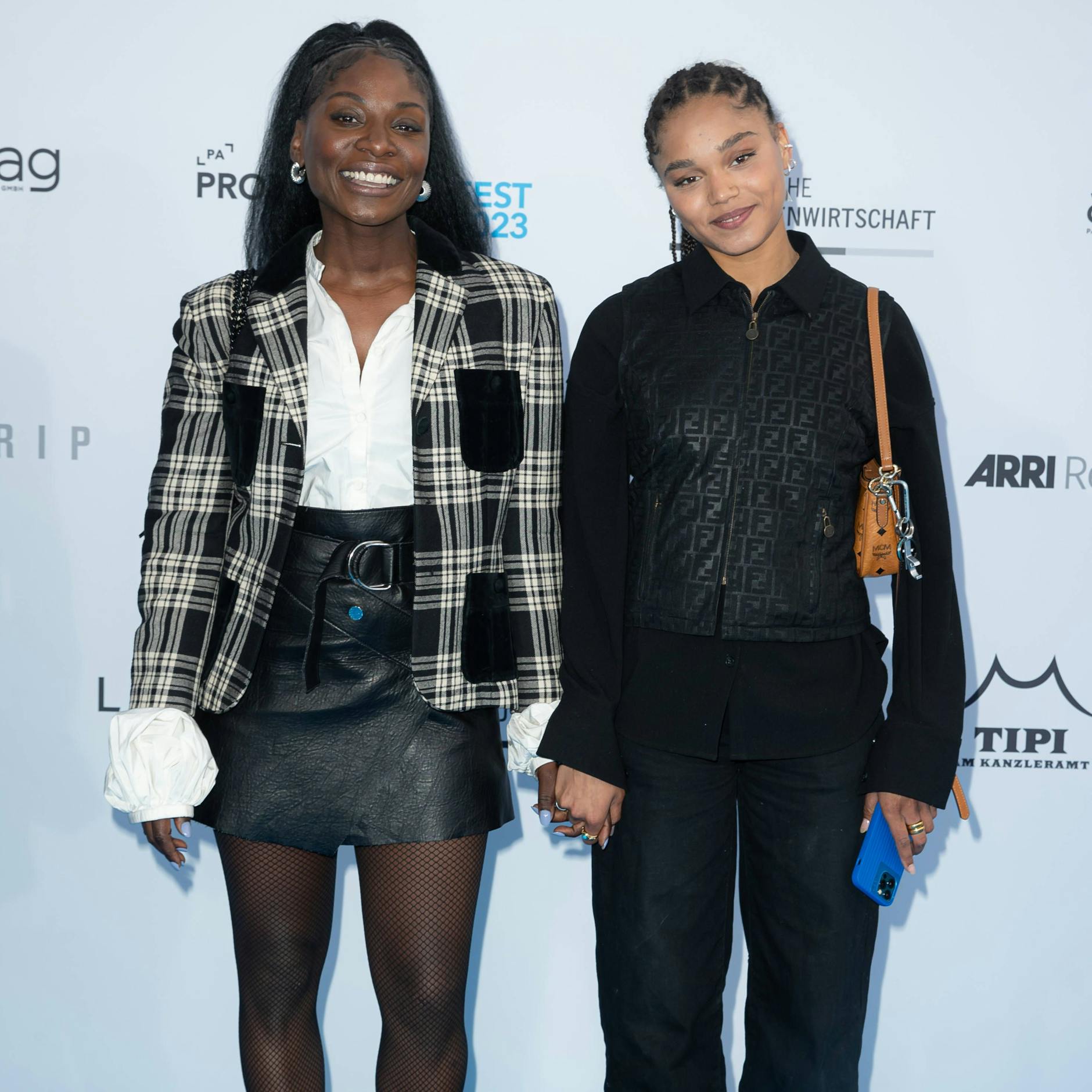Nikeata Thompson und Sira-Anna Faal beim Produzentenfest.