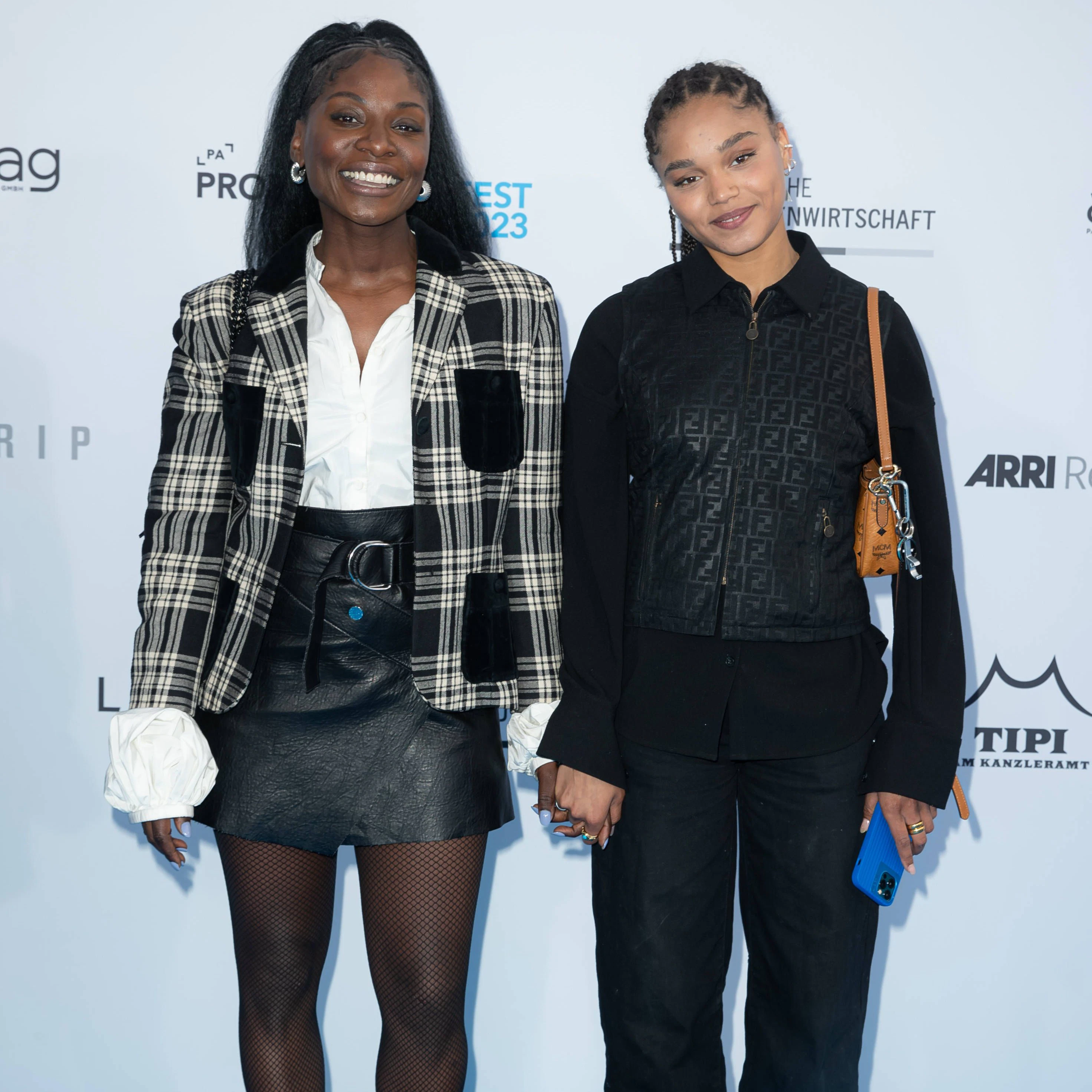 Nikeata Thompson und Sira-Anna Faal beim Produzentenfest.