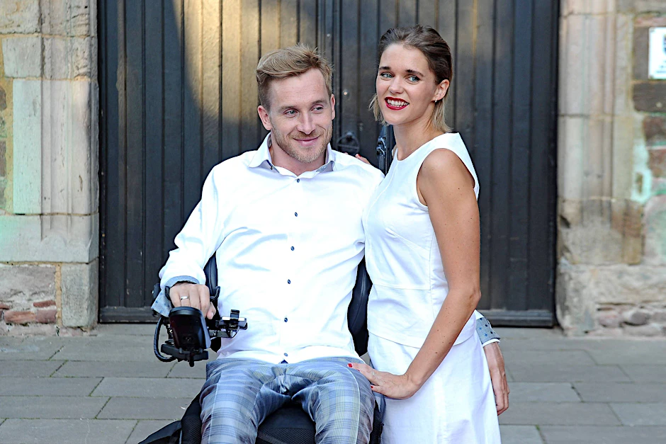 Samuel Koch und seine Frau Sarah Elena Koch (geb. Timpe) sind ein eingeschworenes Team.