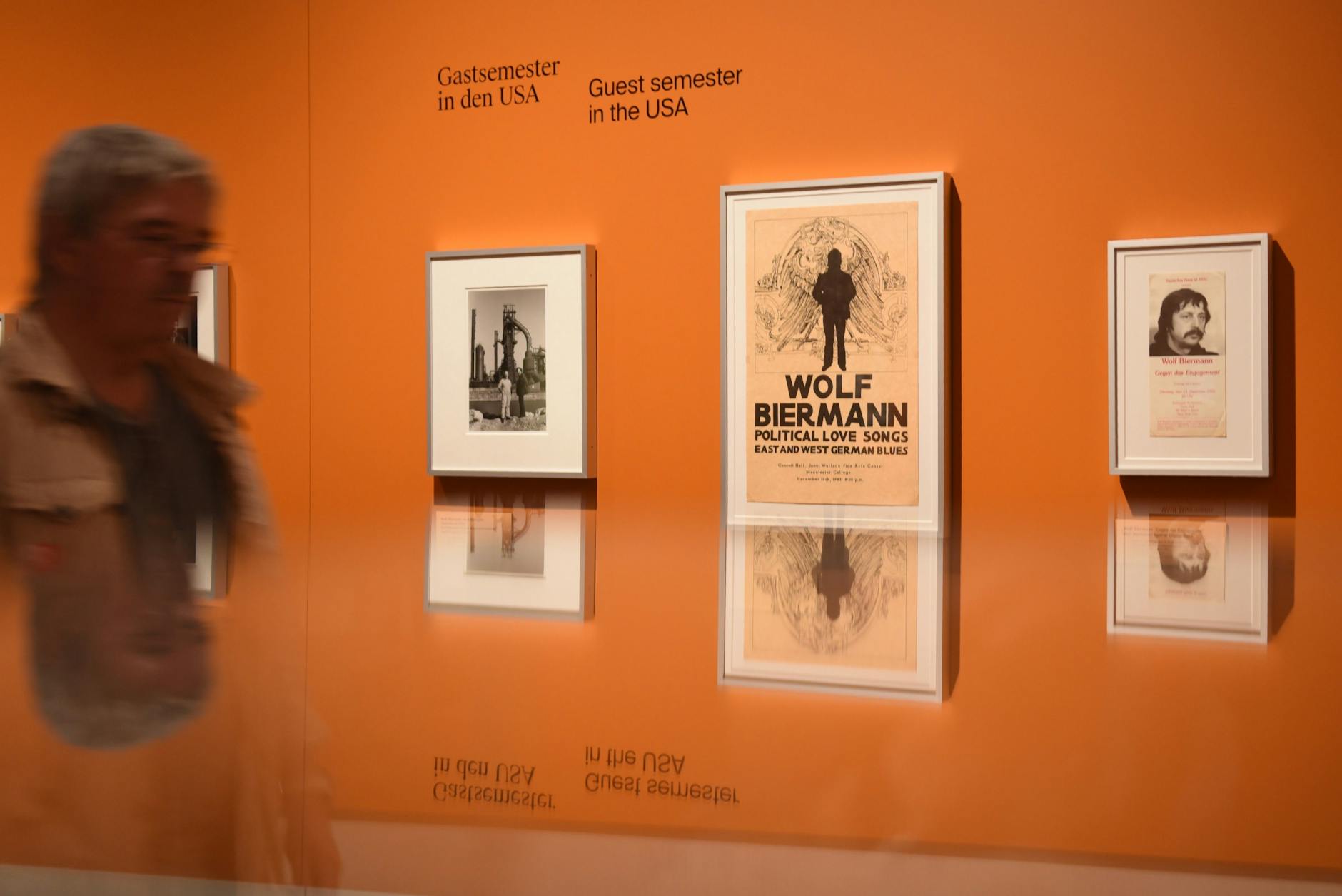 Nach der Ausbürgerung: Ankündigungszettel für Auftritte Biermanns in den USA