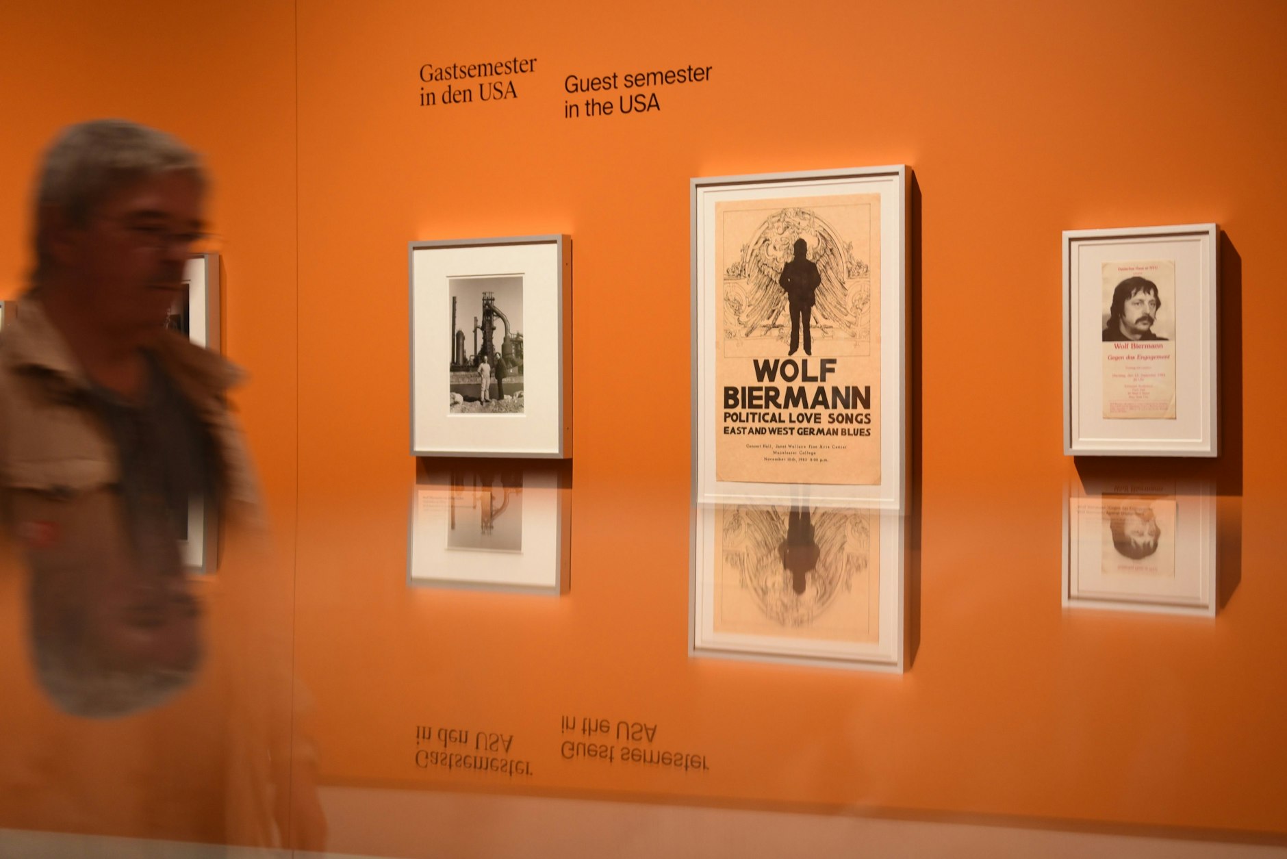 Nach der Ausbürgerung: Ankündigungszettel für Auftritte Biermanns in den USA