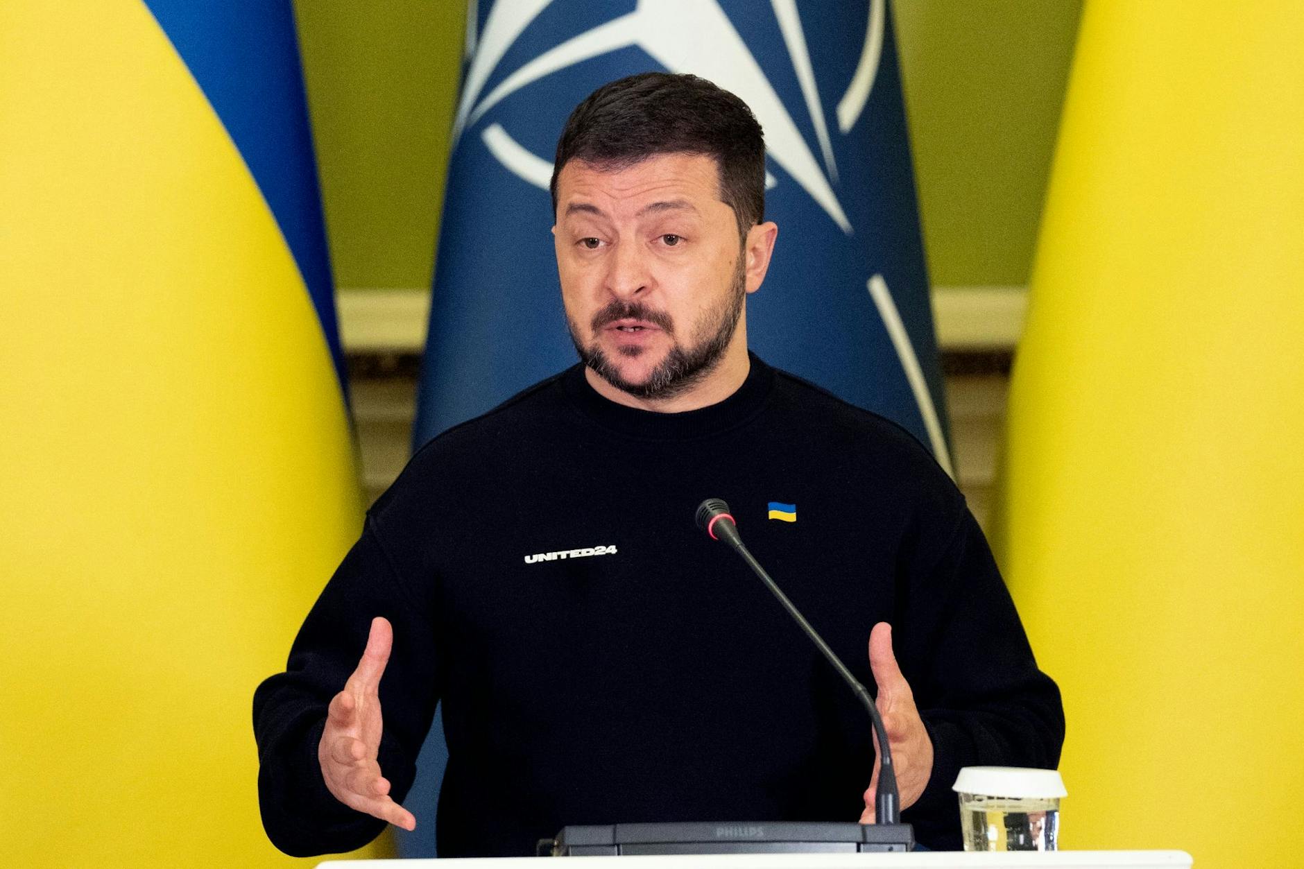 Der ukrainische Präsident Wolodymyr Selenskyj
