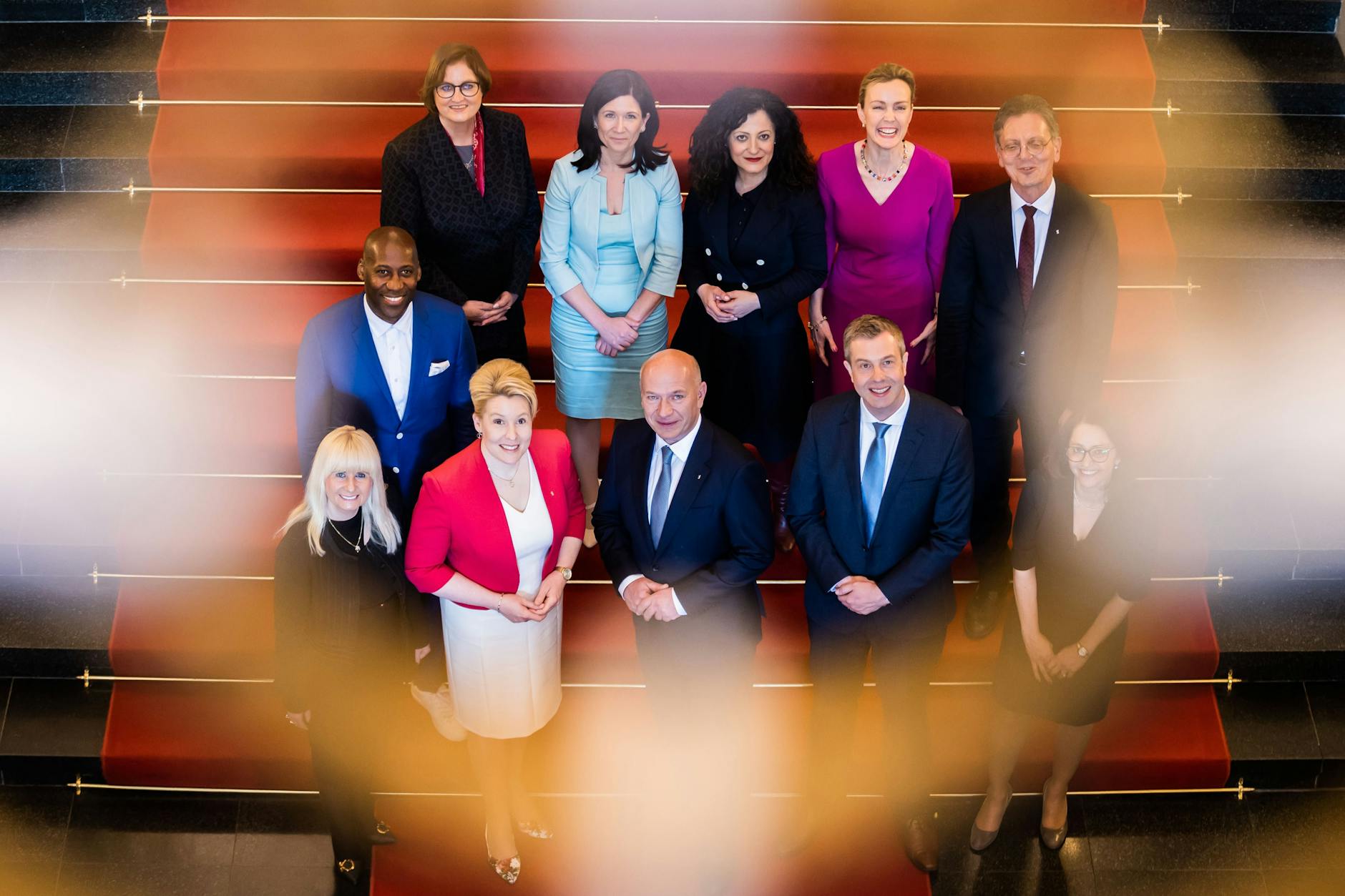 Musikalisch vielfältig: die Mitglieder des Berliner Senats um Regierungschef Kai Wegner.