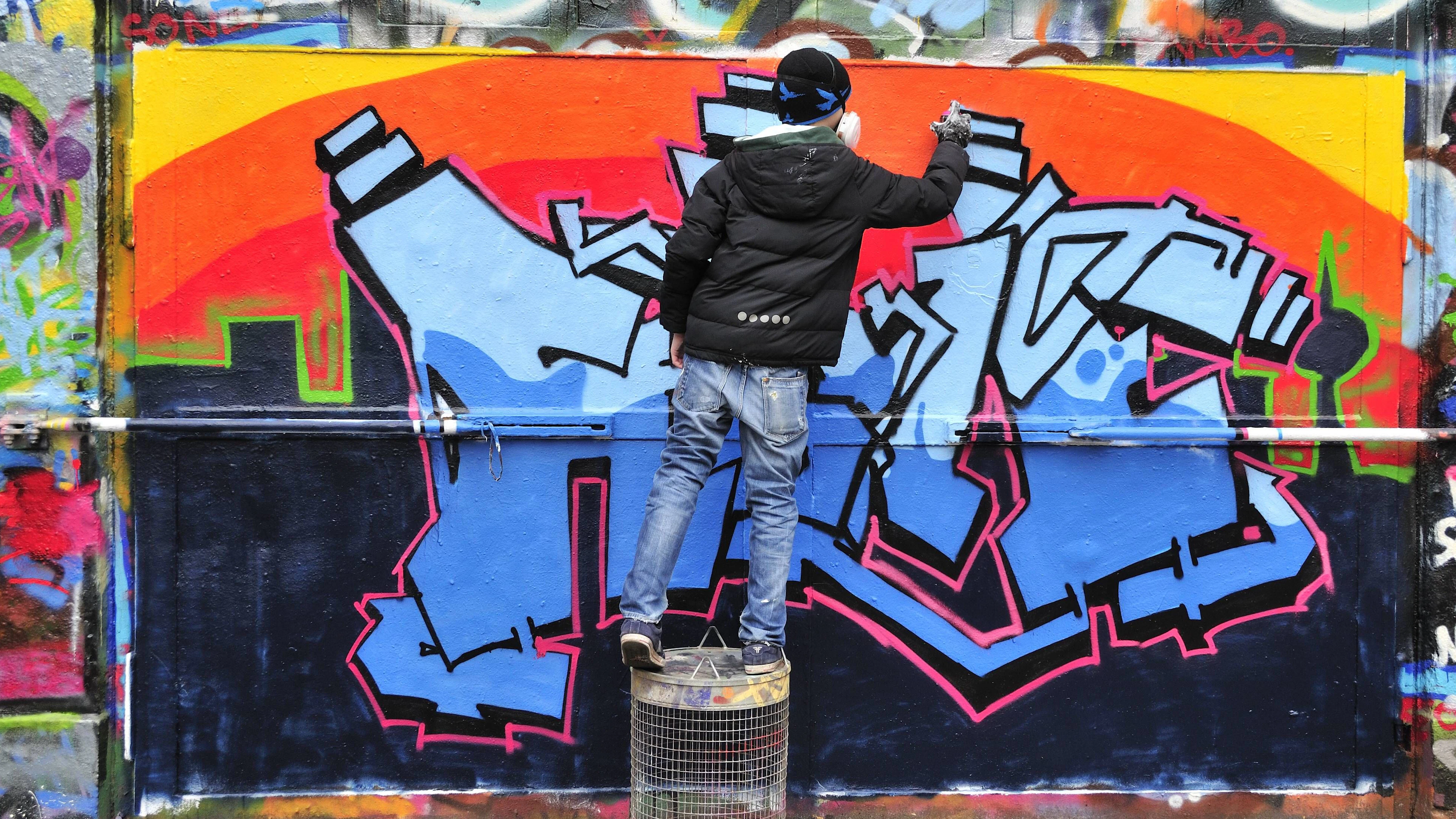 Im Medienzentrum  Pankow steht am 14. August ein Graffiti-Workshop auf dem Programm.